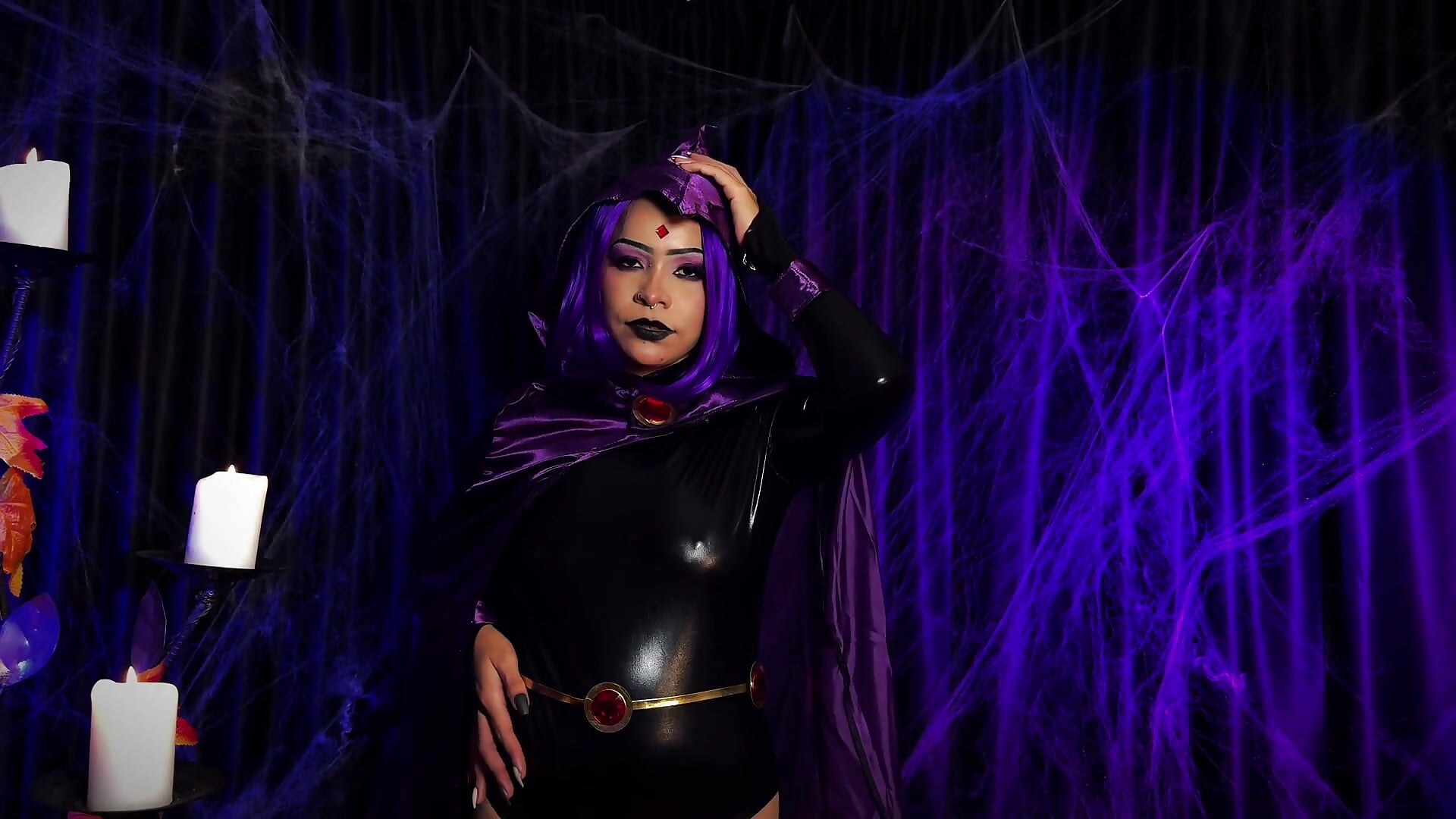 HALLOWEN - clip cu RosyRoos model videochat