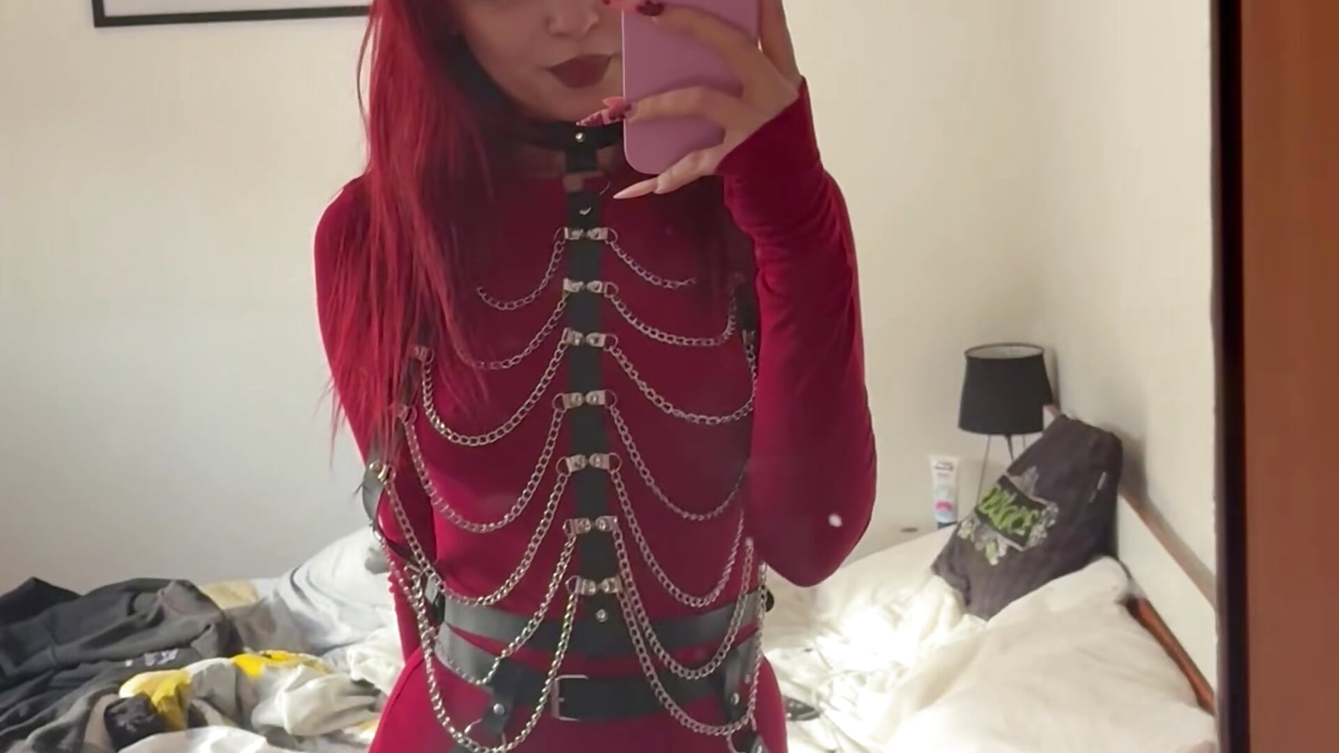 My room was a mess but I had the best outfit🍭 - video van SweetCandyDoll cam-model