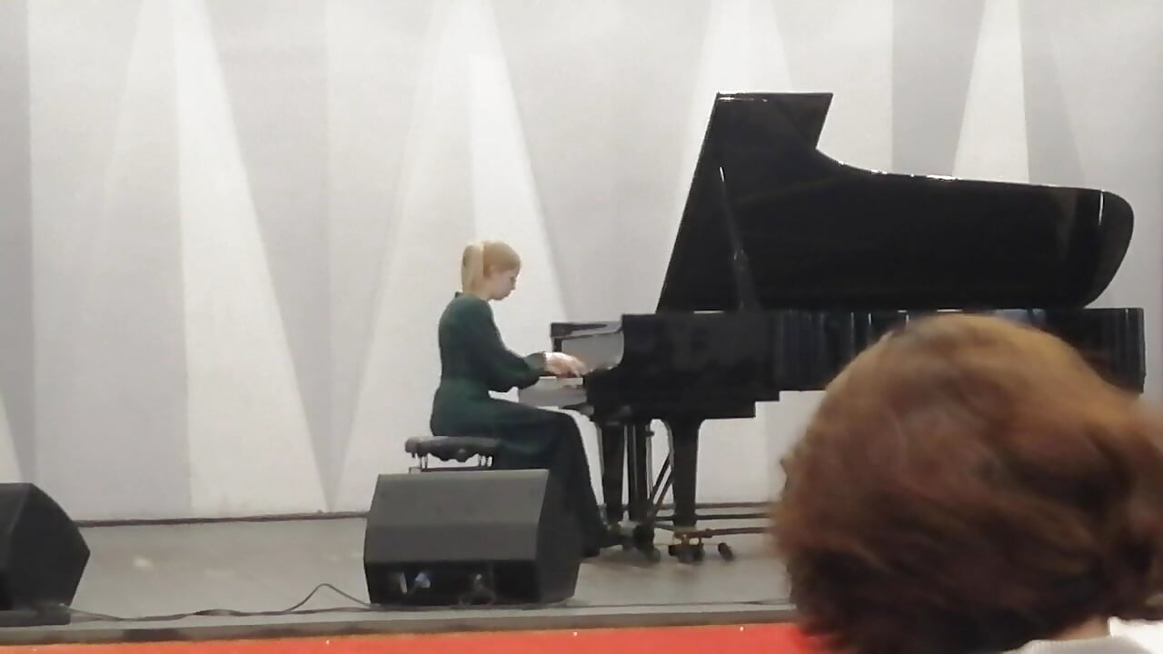 S. V. Rachmaninoff — Étude-Tableau in C-sharp  m, Op. 33 No. 9 - video by HornyNightTeacher cam model