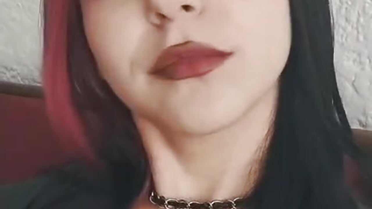 your gothic girl 😈💜 - video oleh model kamera amberblackcs01