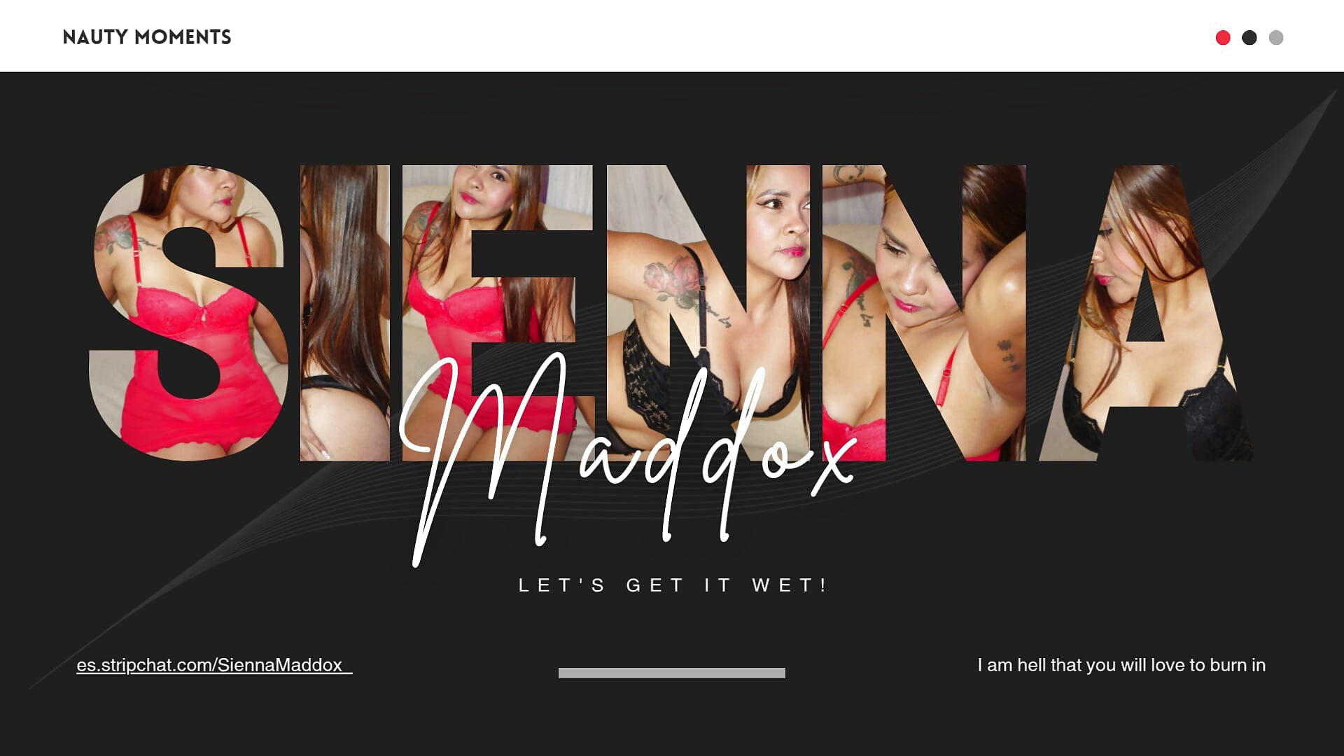 Teaser - vídeo de SiennaMaddox_ modelo de câmara