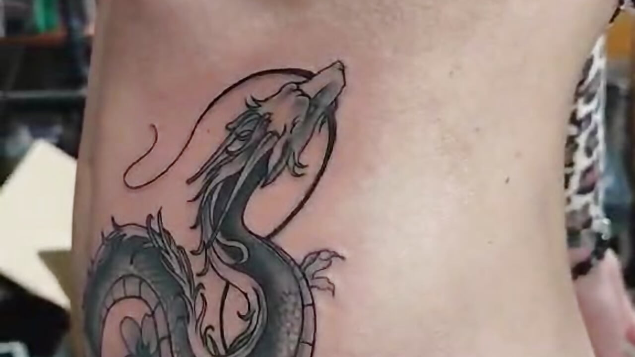 Dragon tattoo - video by PetiteDragon cam model
