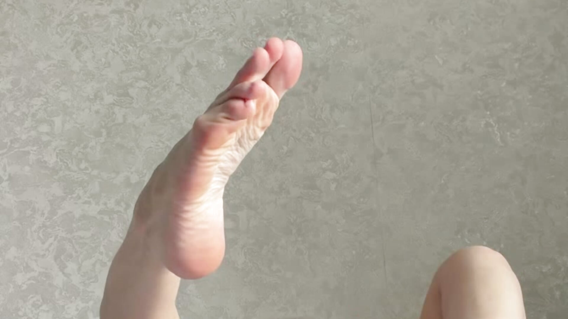 I tease you with my feet