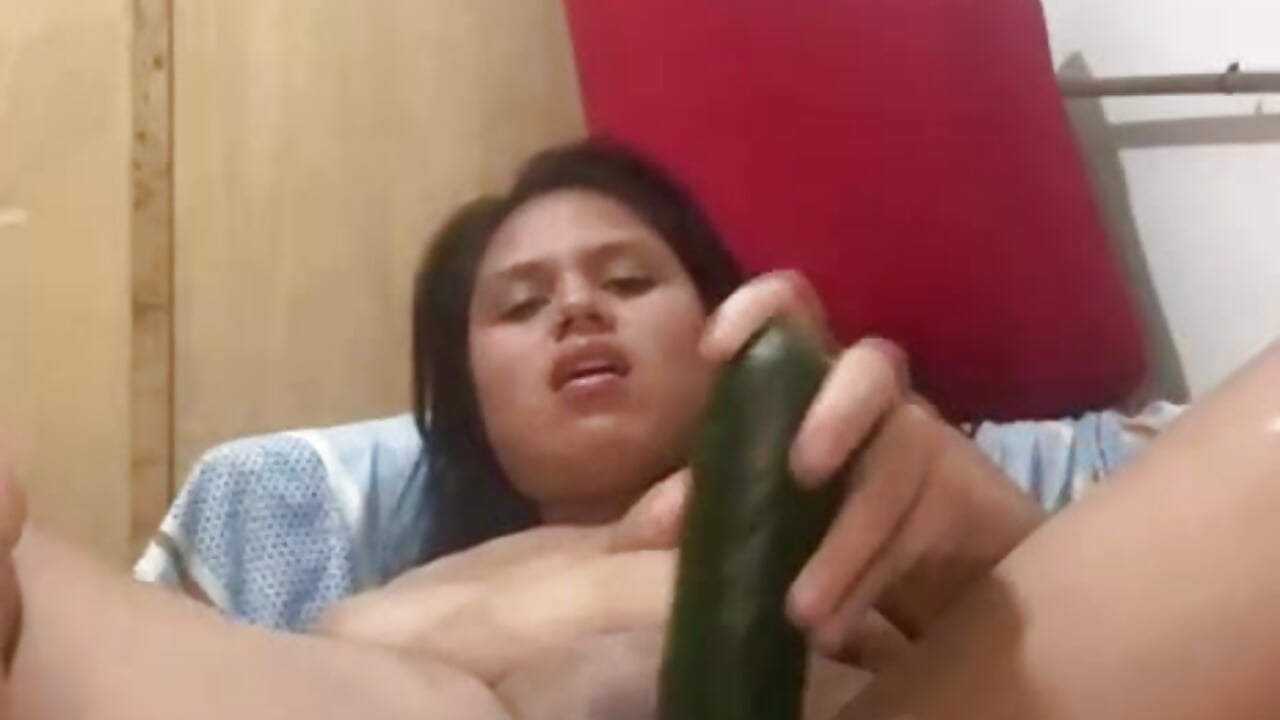 My big cucumber inside