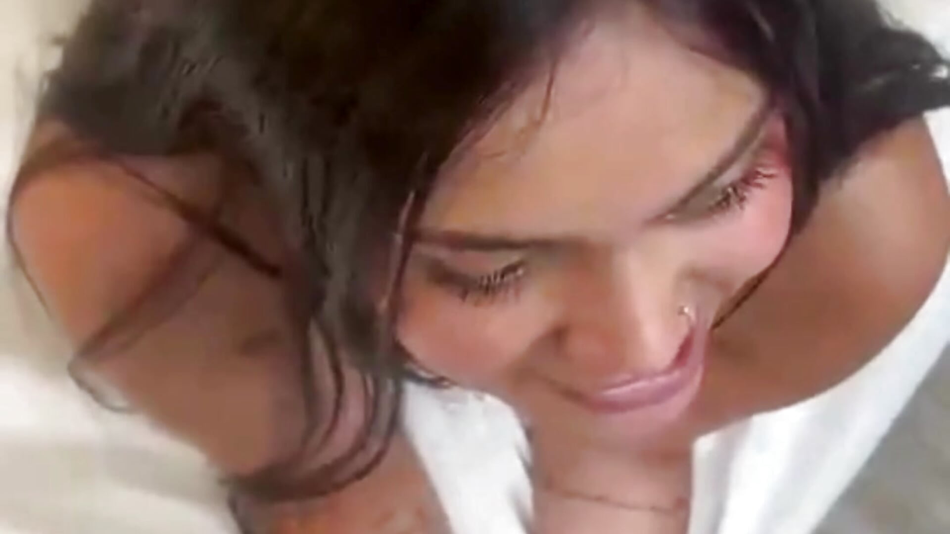 Cum in Melody's mouth