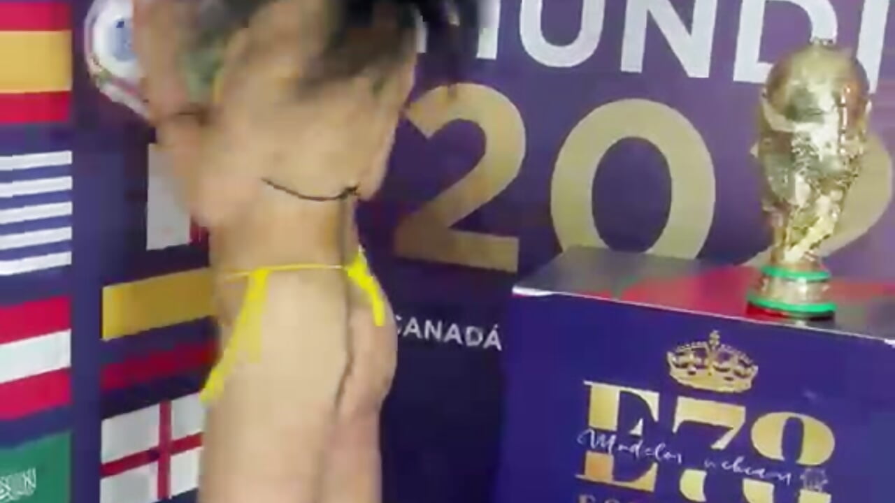 Welcome to the world cup. ⚽⚽⚽ - video by Antonella_rivers cam model