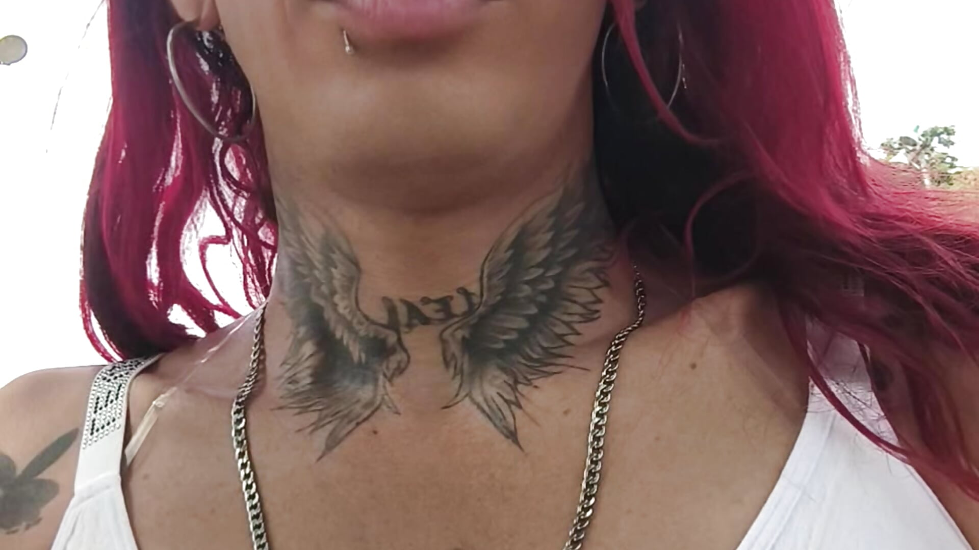 Taking a stroll through the green areas 💚 - video by sexx_goddess cam model