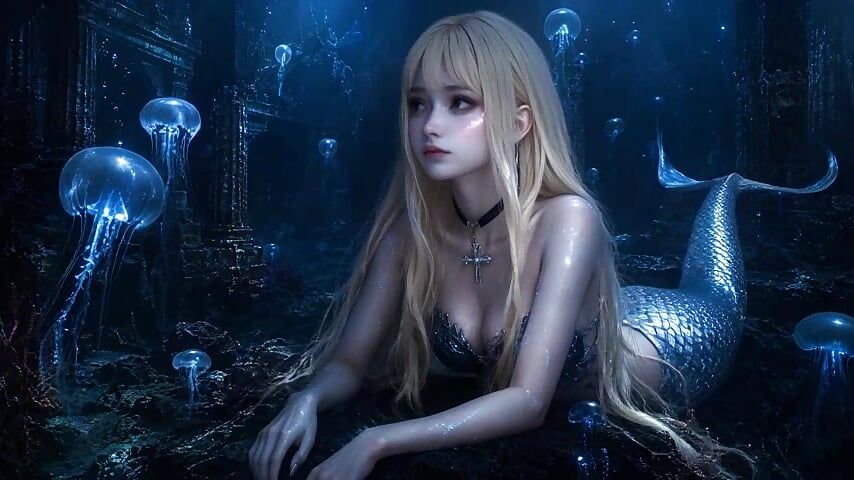 Live wallpaper of me in The Little Mermaid – video af AmmiRinn cam-model