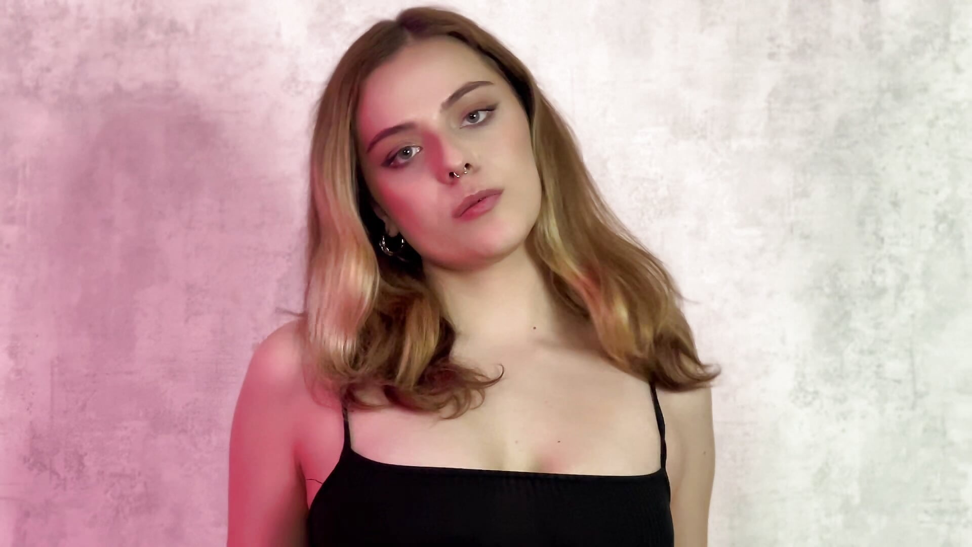 The girl in black - відео від вебкаммоделі Cherry_Pair