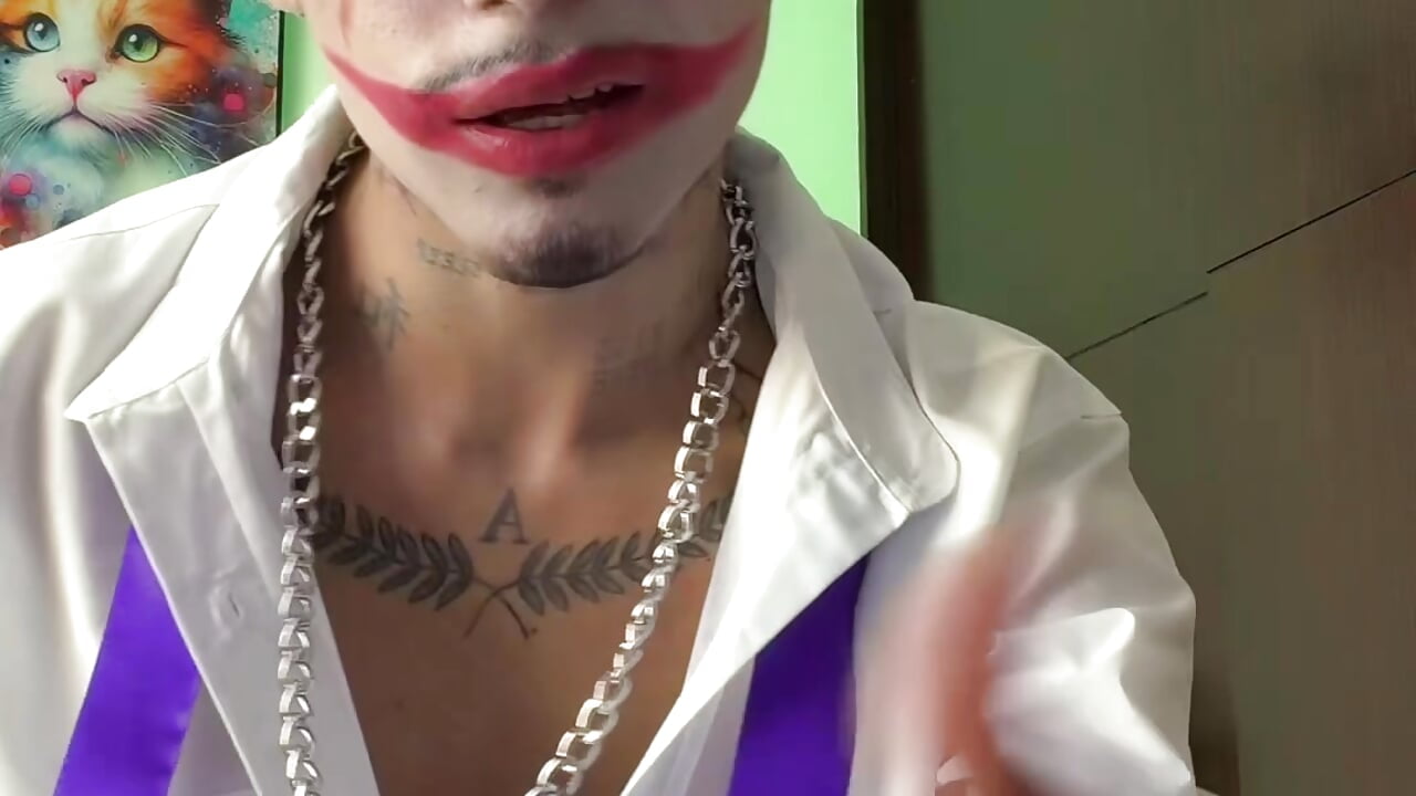 The most beautiful Joker this Halloween 🎃 👻🃏❤️‍🔥 - video by lukasstrong_ cam model