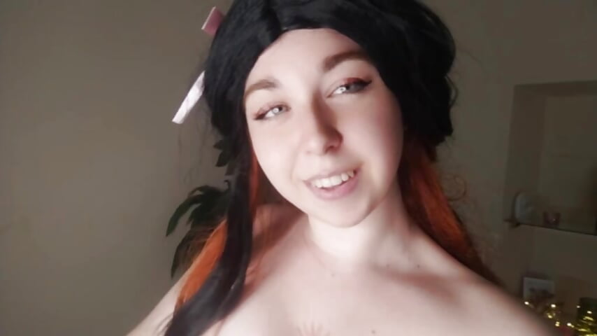 Nezuko loves to play dirty :) - video by AlexxisSkky cam model
