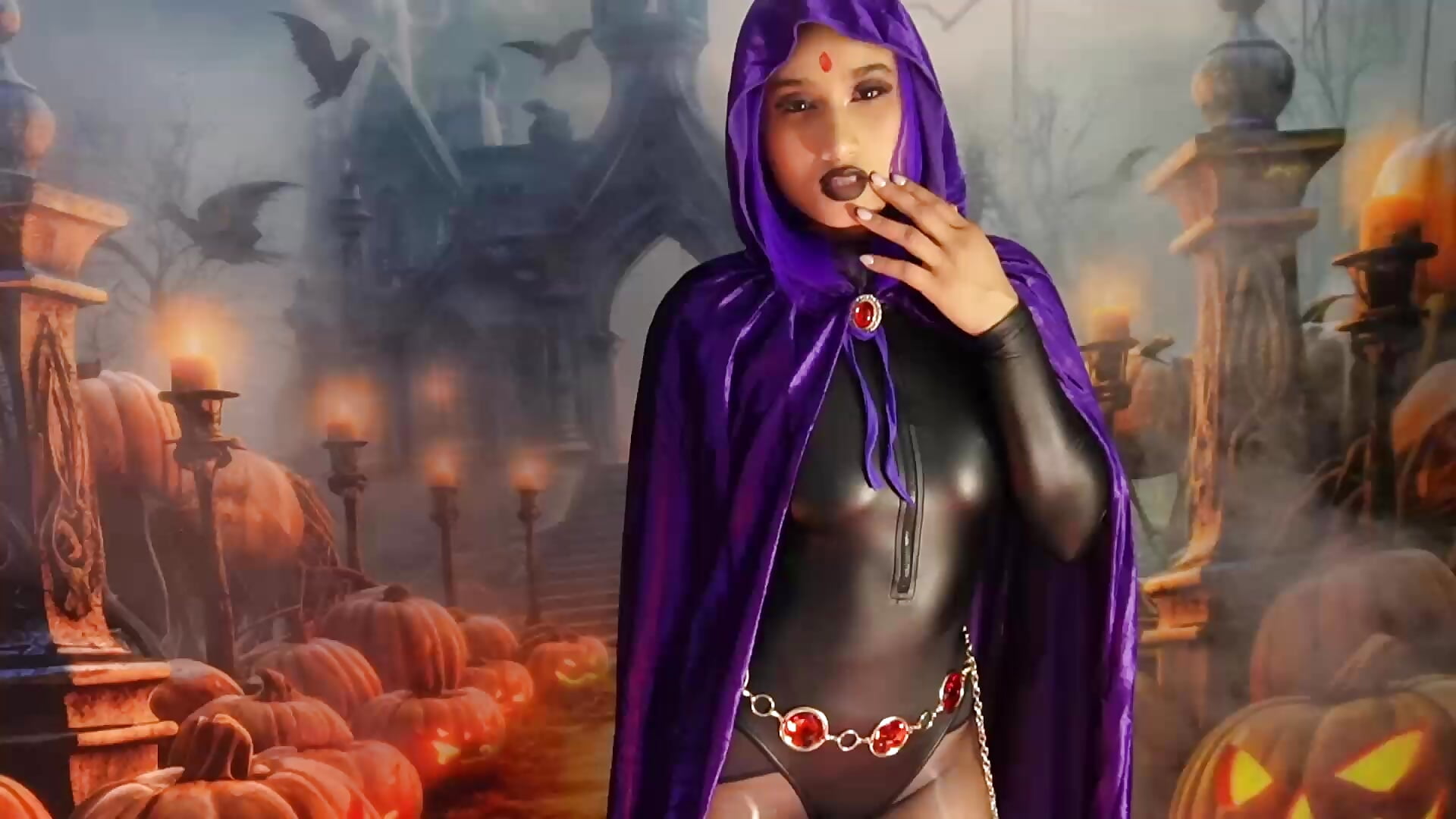 this is halloween 🎃💀 - clip cu AmaraLewis model videochat