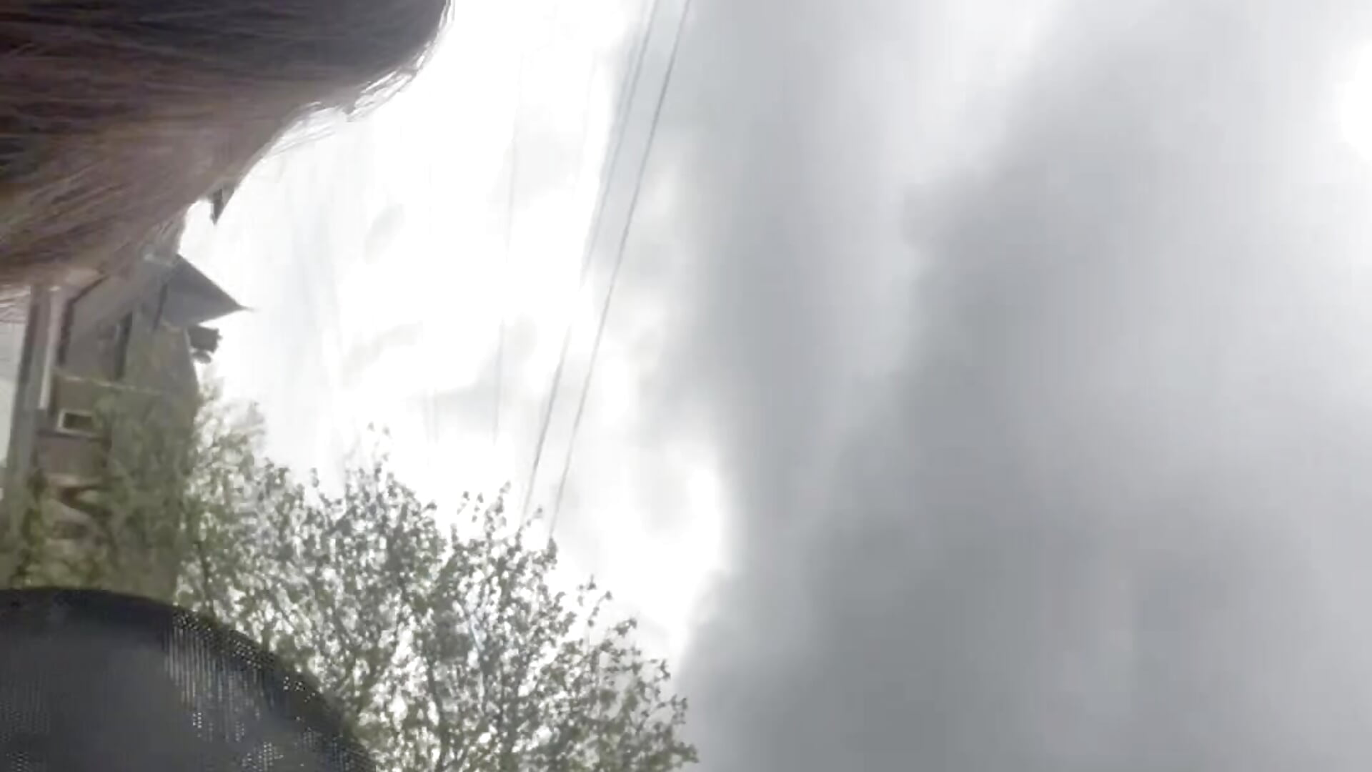 Sucking dick on the balcony