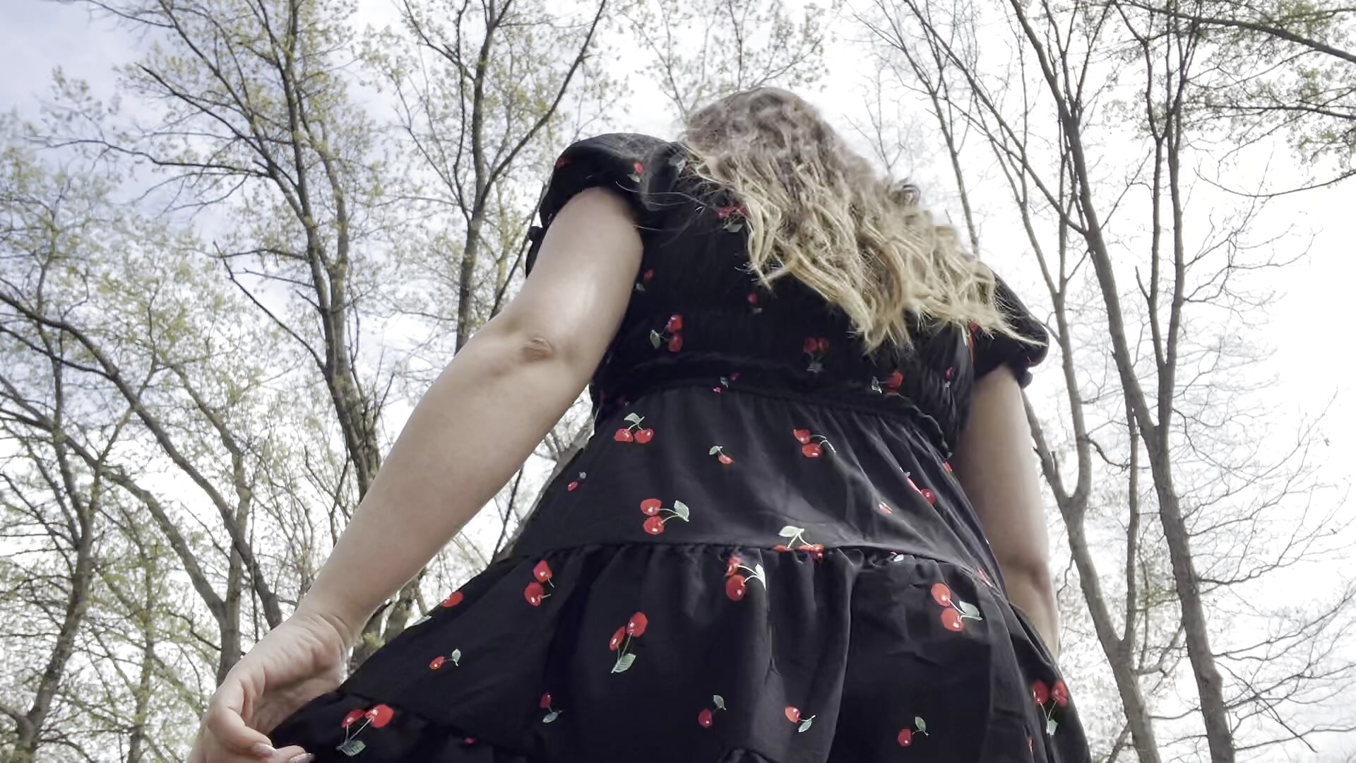 Forest Walk Upskirt
