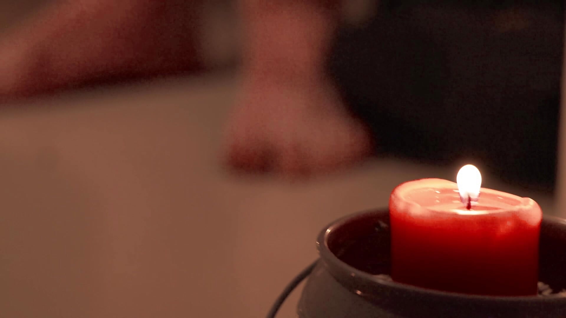 Night blues , candles and naked