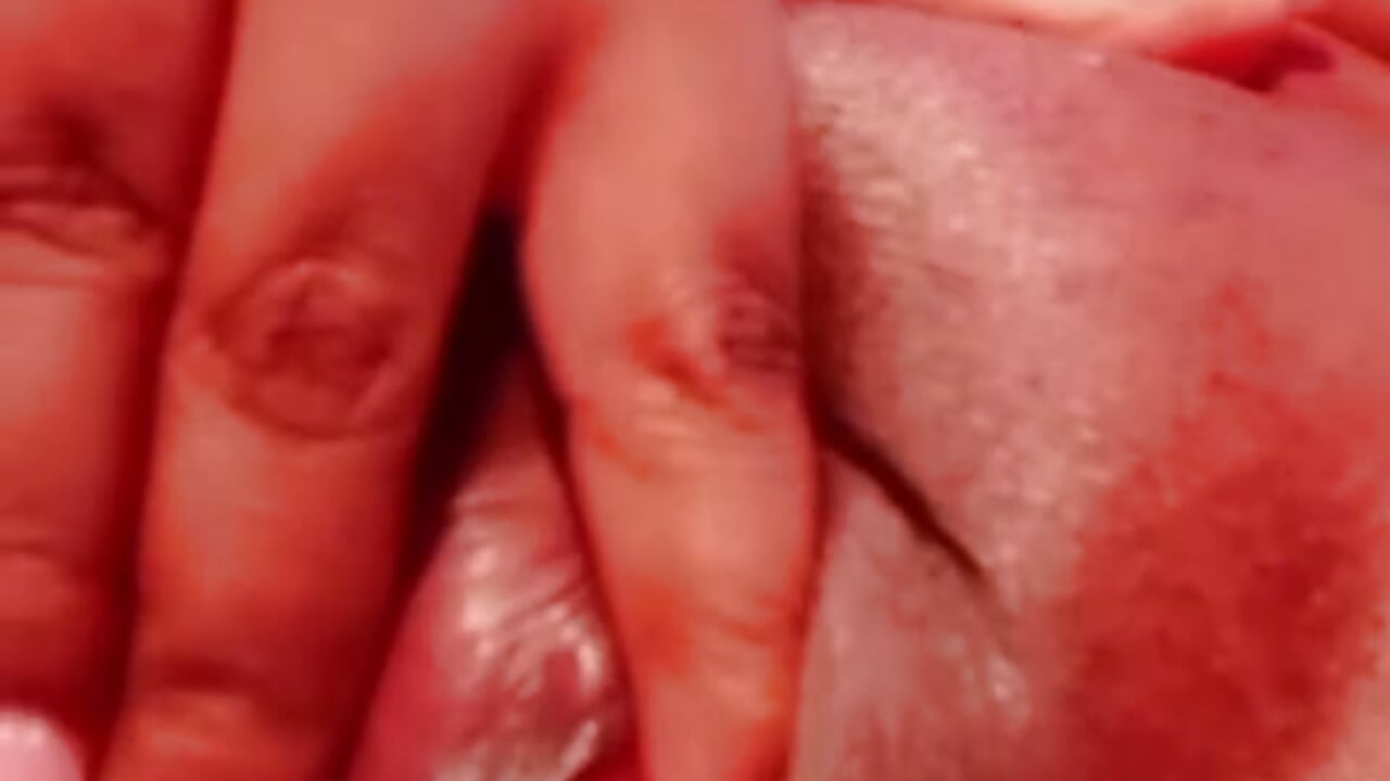 Playing with clamps on my tits and rubbing my pussy - video by Anniie_Fox_ cam model