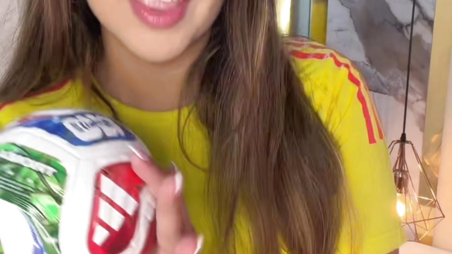 Ready for moments of strong emotions? The match has just started⚽ – video af KamilaVegga cam-model