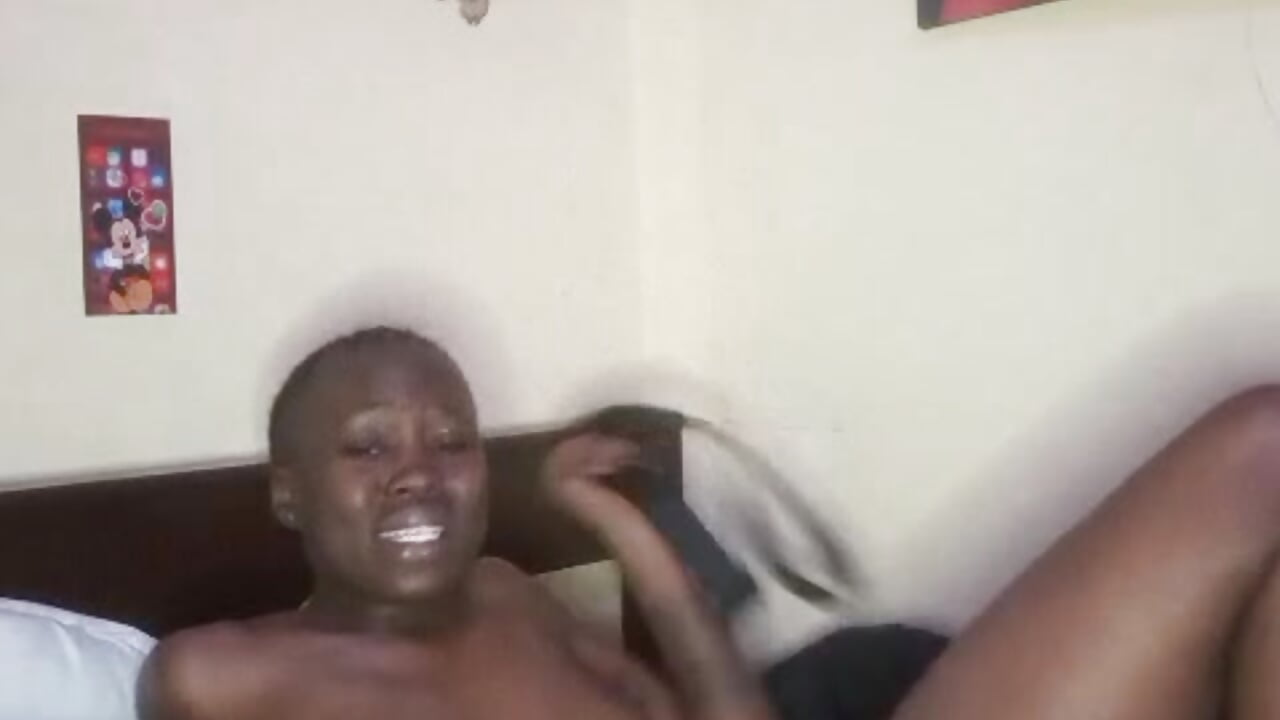Whipping pussy with belt