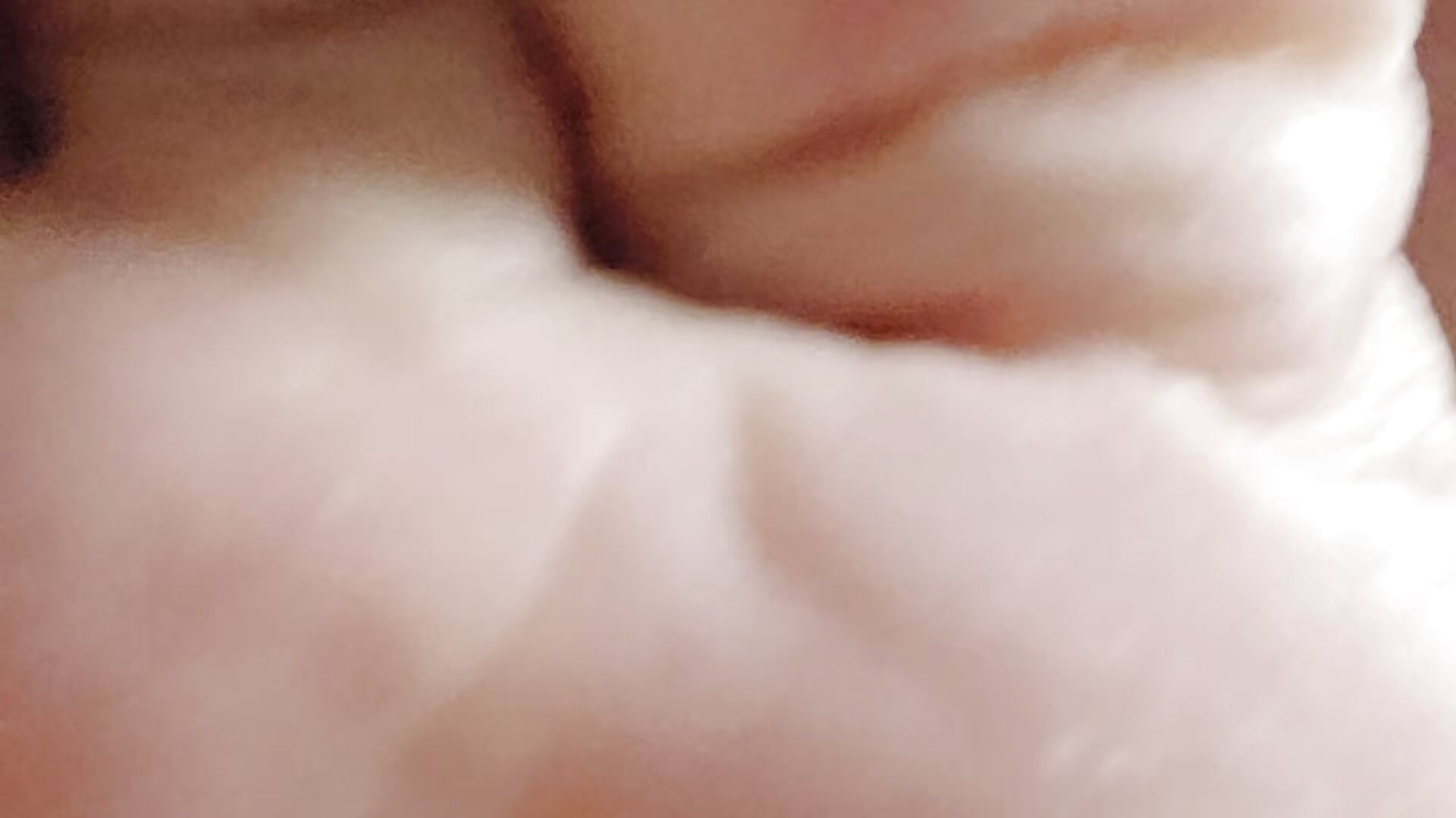 Toe wiggling and moaning
