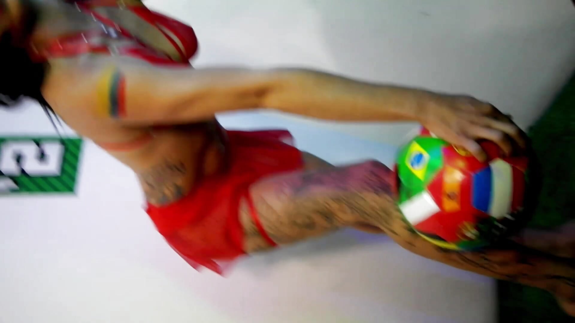 Warming up before the game.⚽ - video by aria_wilde cam model