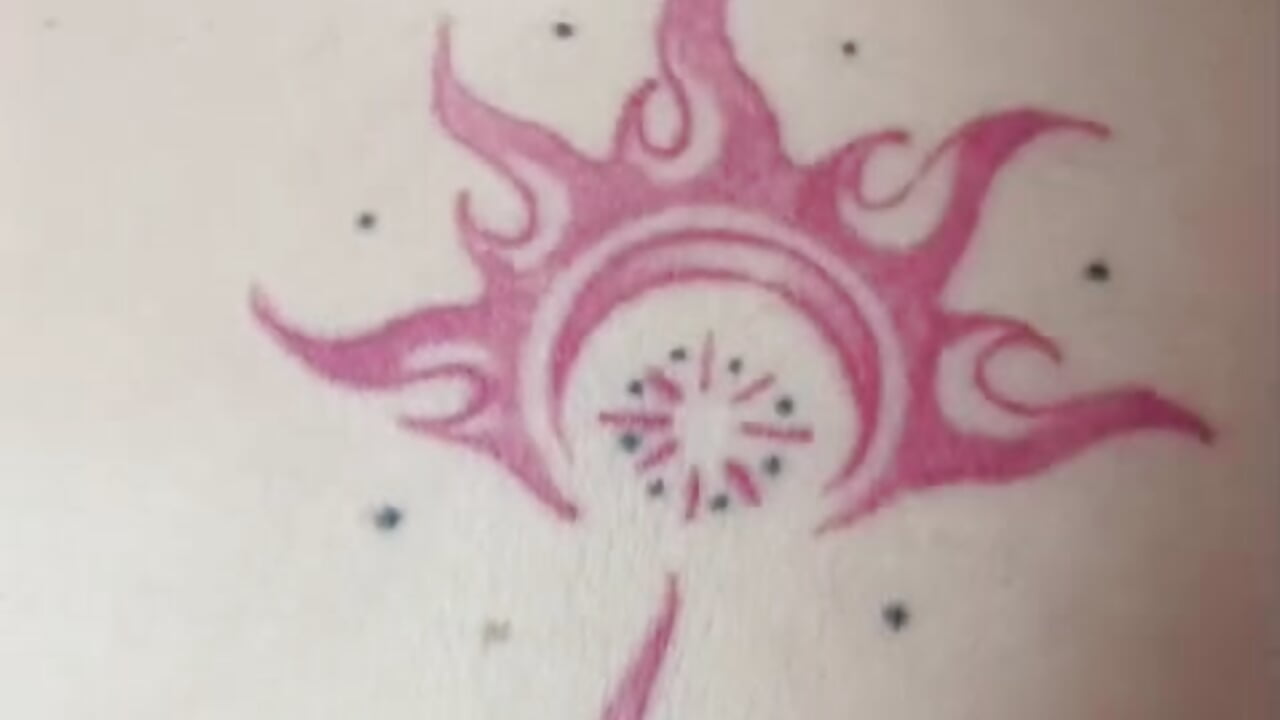 my tattoo🎀 - video by Barby_sensual cam model