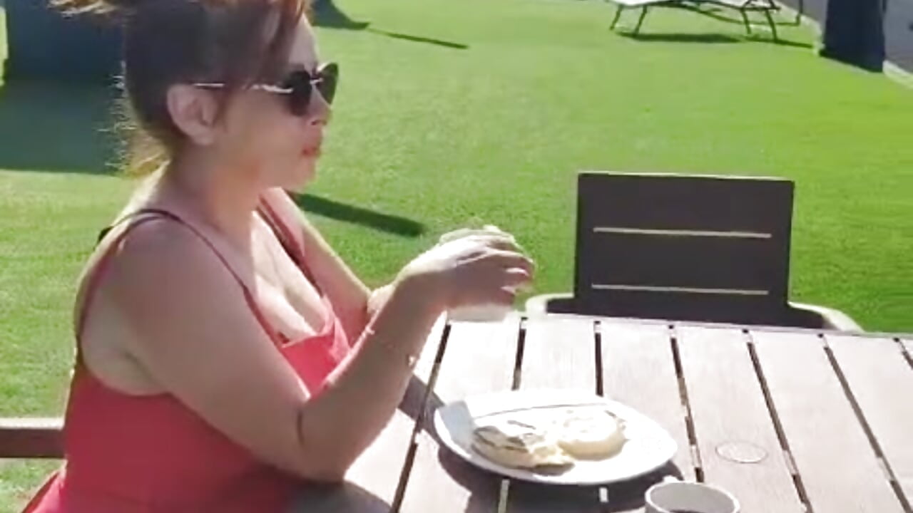 having a delicious coffee - video by ScarletRose01