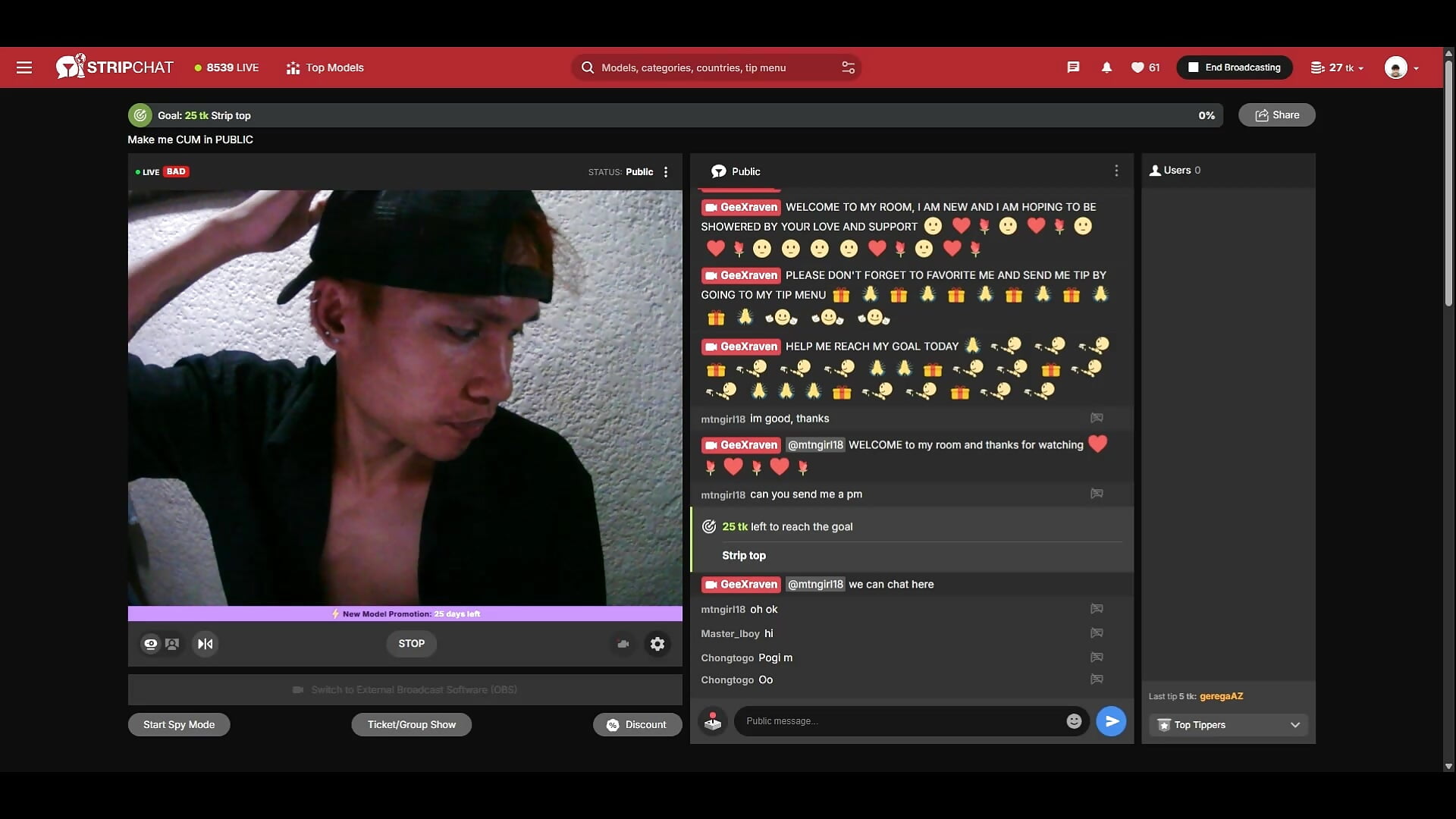 GeeXraven - Cam Model Trending Video 5810