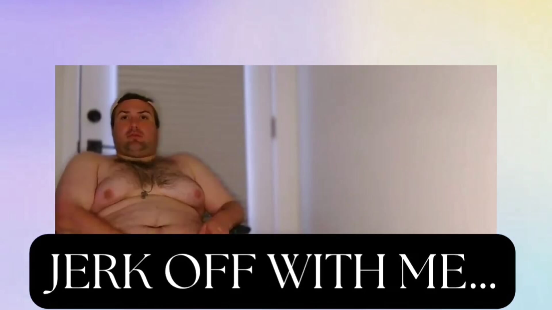 JERK OFF WITH ME - video oleh model kamera ChubbyGayBigFeet