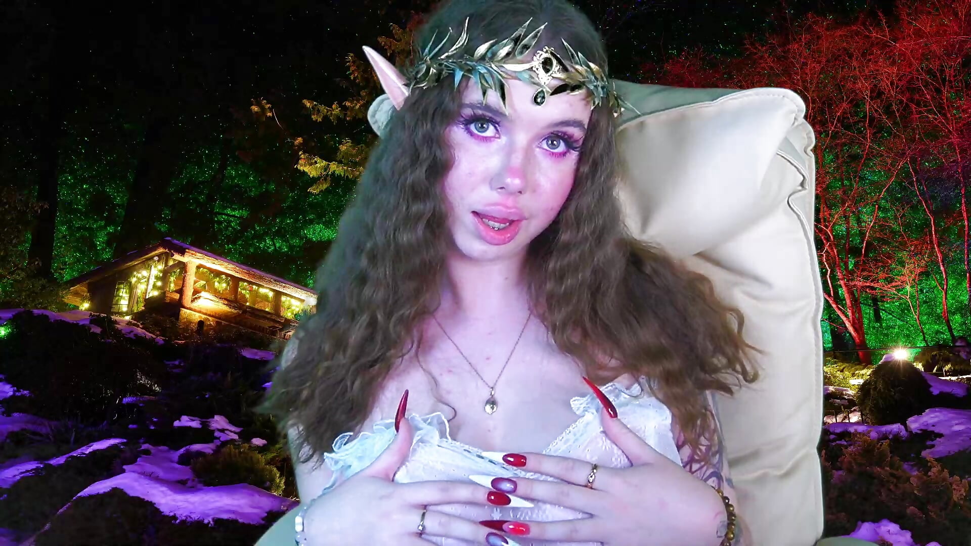 sexy forest elf – video modela na kameri Sugarmusee