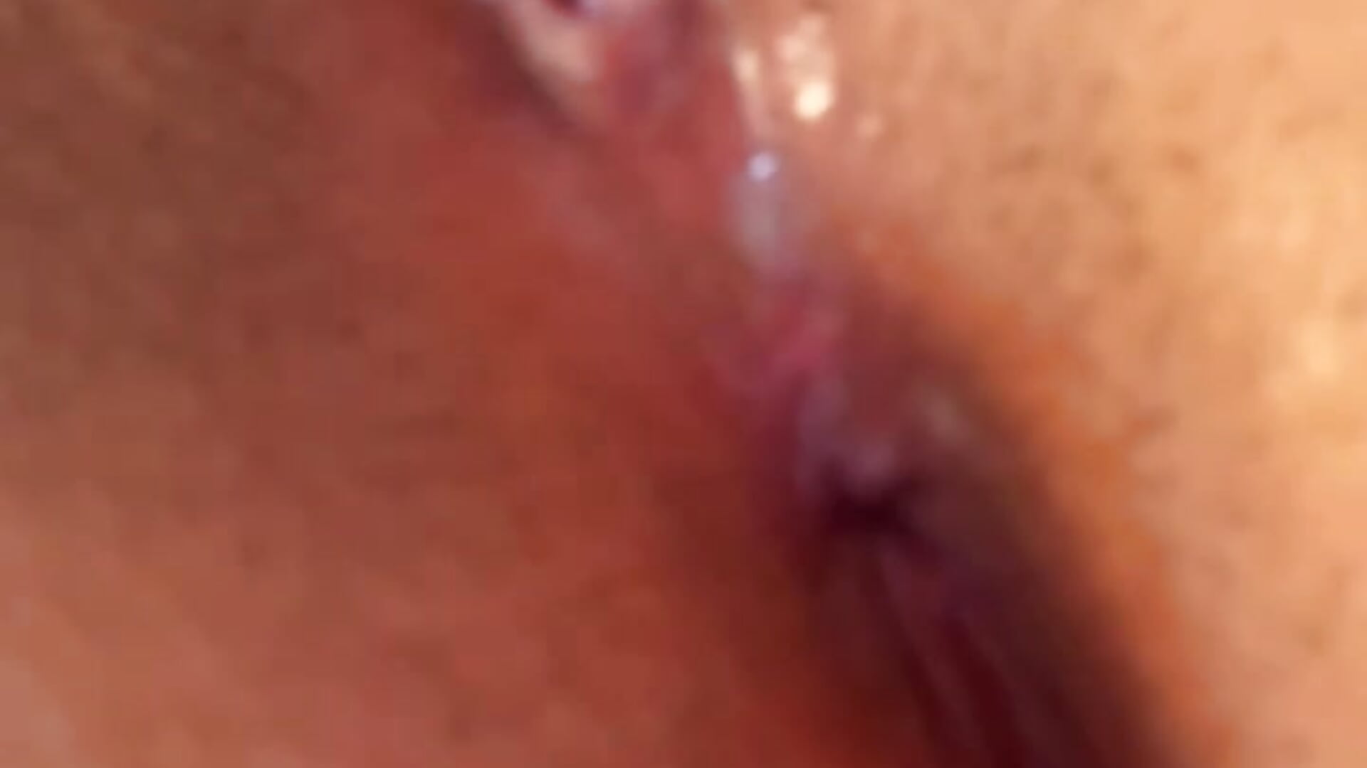 Spit saliva in pussy very close