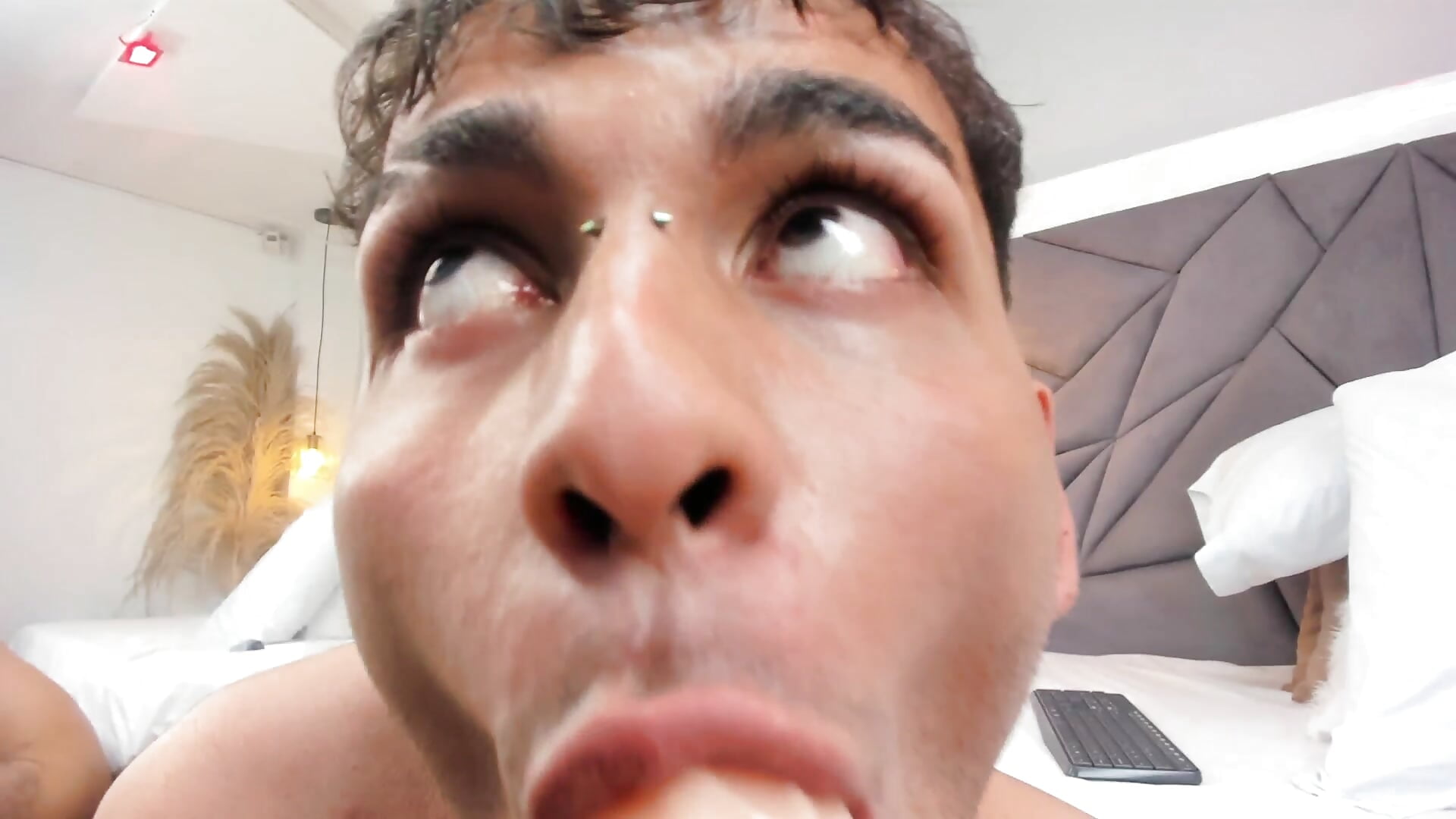 look how I suck your cock love