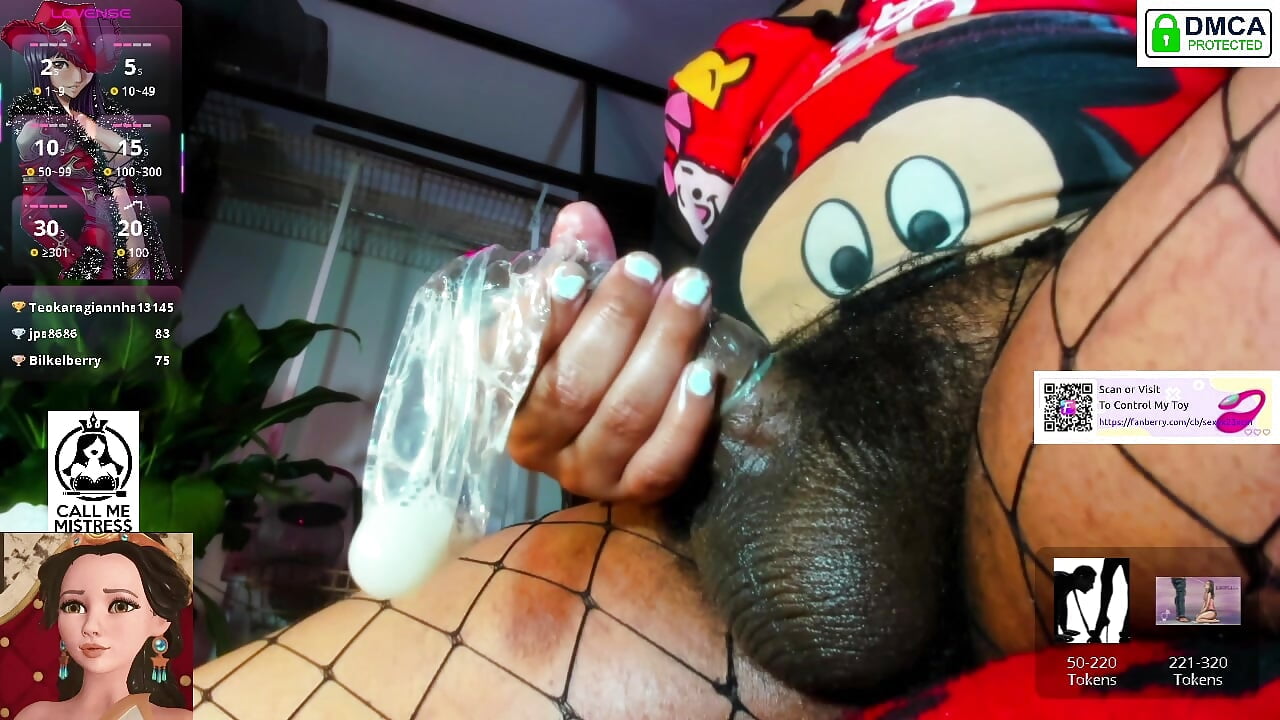 more cum in condom dirty - video van mistress22cm-tsdirtyy cam-model