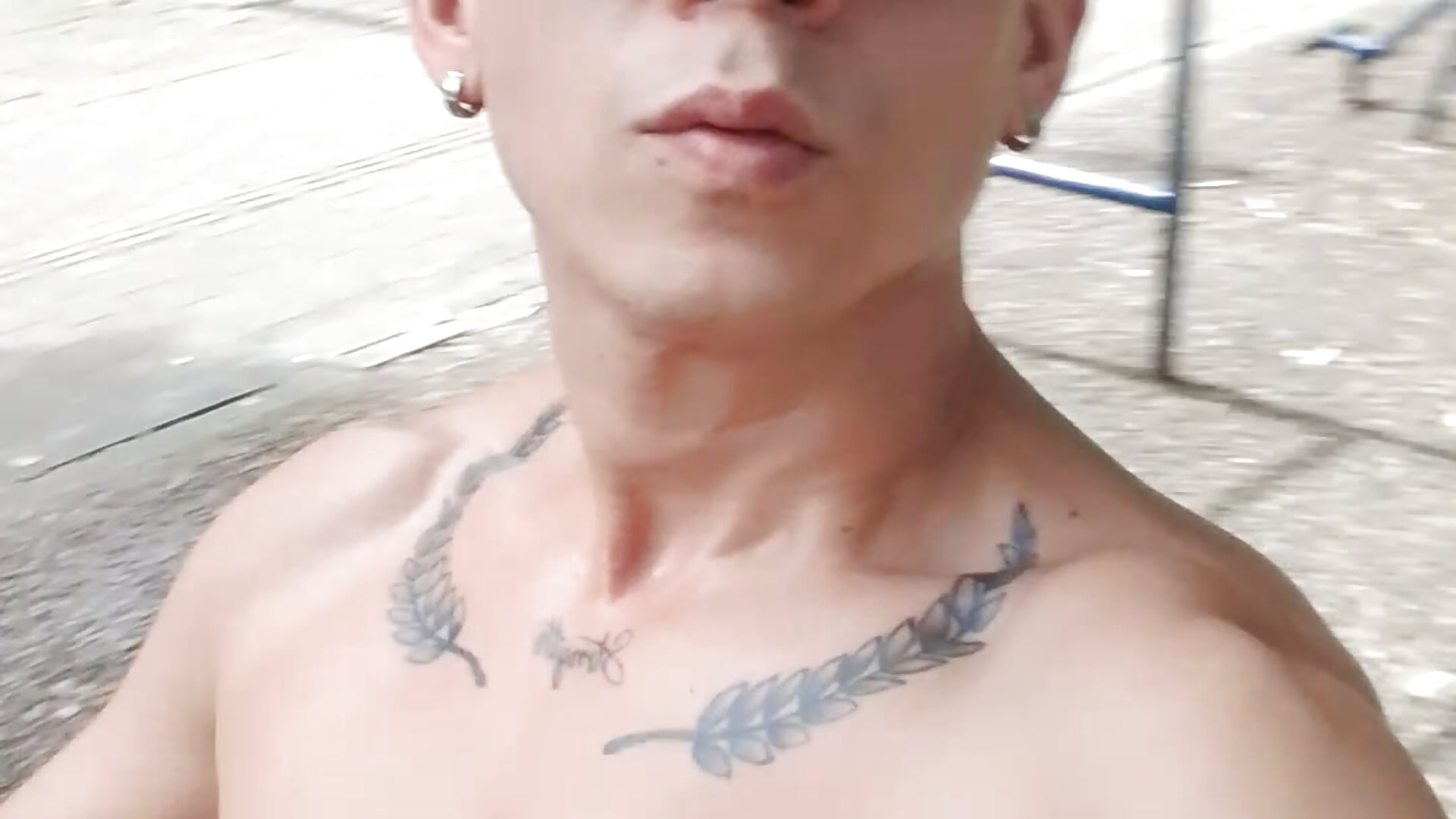 Mis tetillas con pearcing