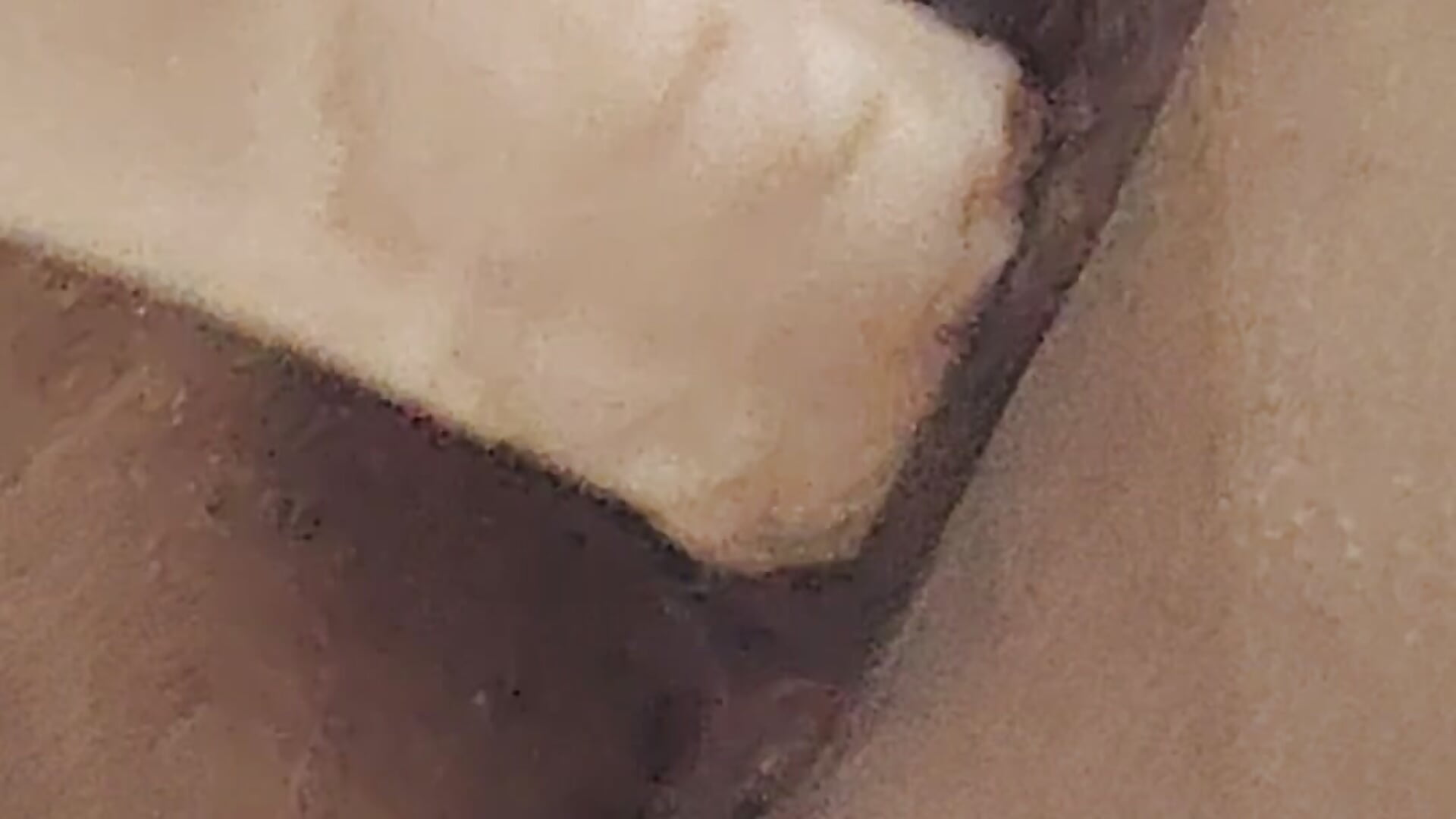 Big Dildo Action and face and tits reveal