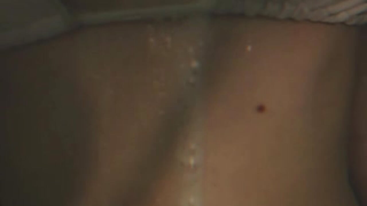 foam party with naked beauty
