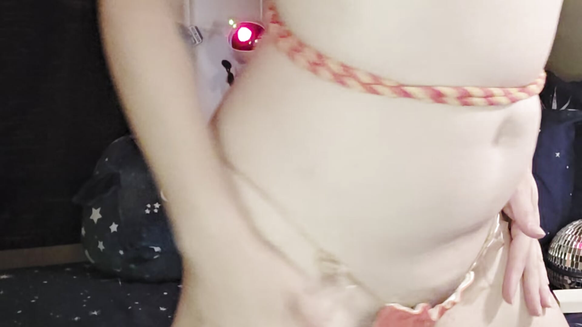 First solo rope - video by RedRideher23 cam model