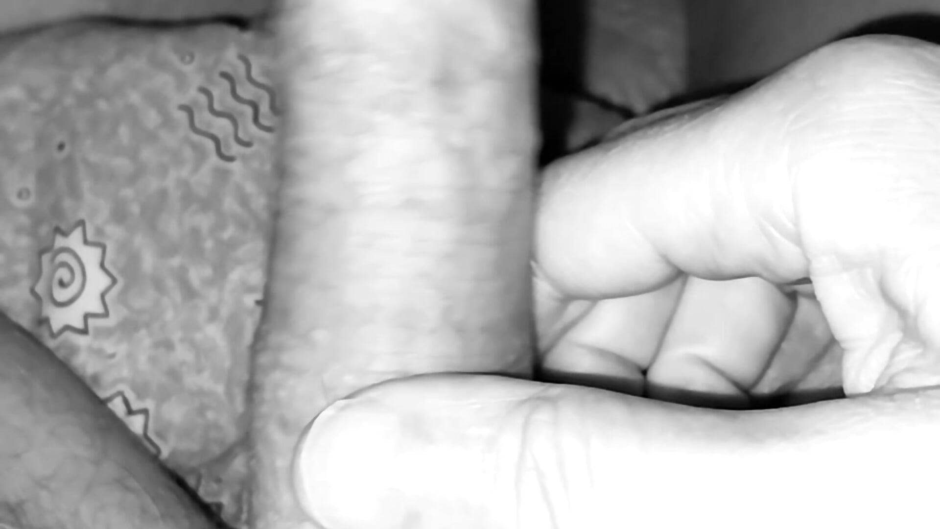 july 25th ~ my stiff penis in black n white I for Ray 💦💦💦💦💦 - video by feetlove5608 cam model