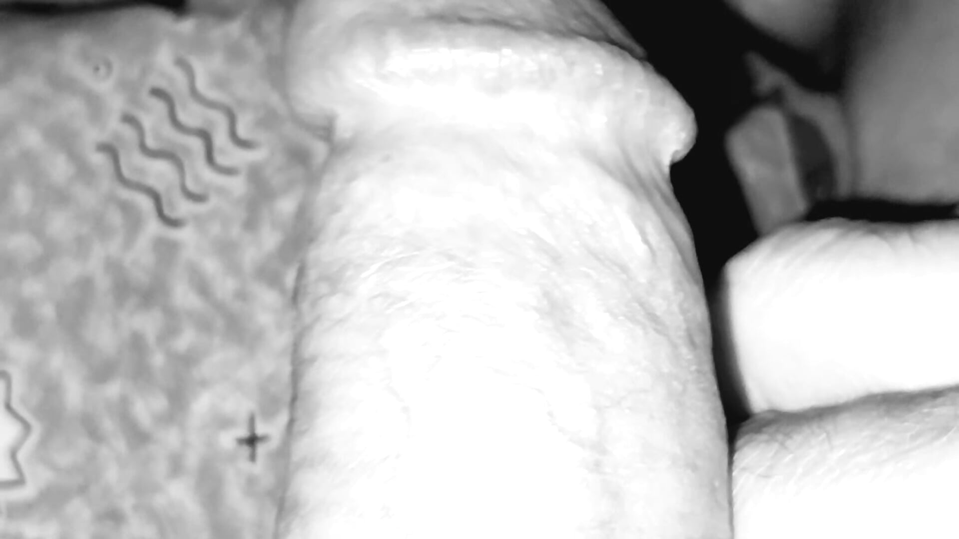 july 25th ~ penis closeup in black n white for Ray 💦💦💦 - video by feetlove5608 cam model