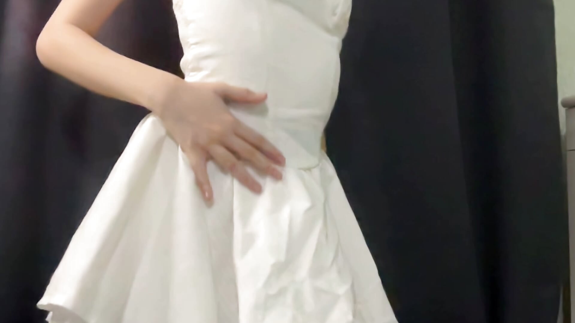 White dress and tights ^^ - video by KacyPile cam model