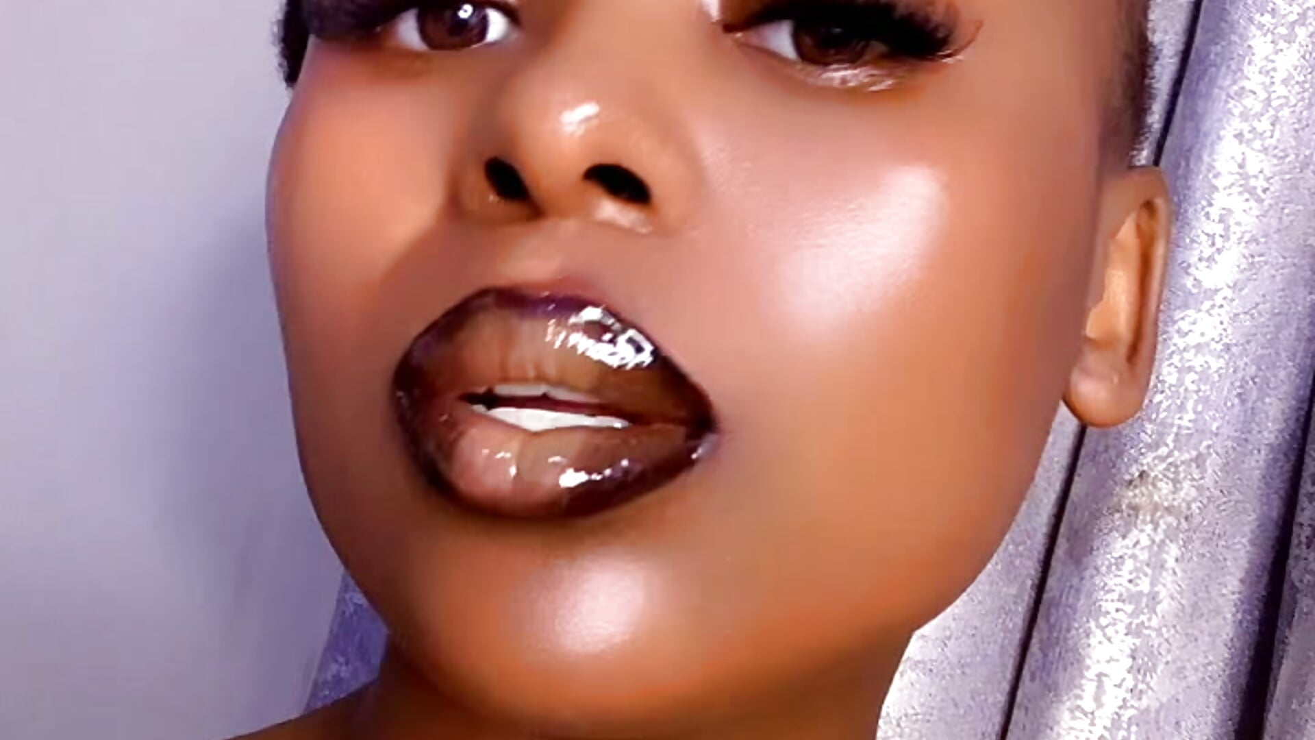 Wish you could cum on this pretty face - video by SexiestChocolate cam model