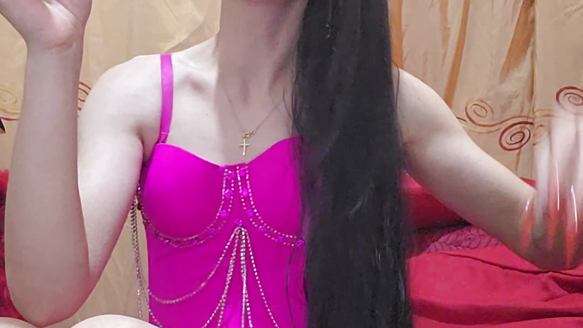Pink,hot,smoke ,leather,sexy💓💓💓 – video af jessycute28 cam-model