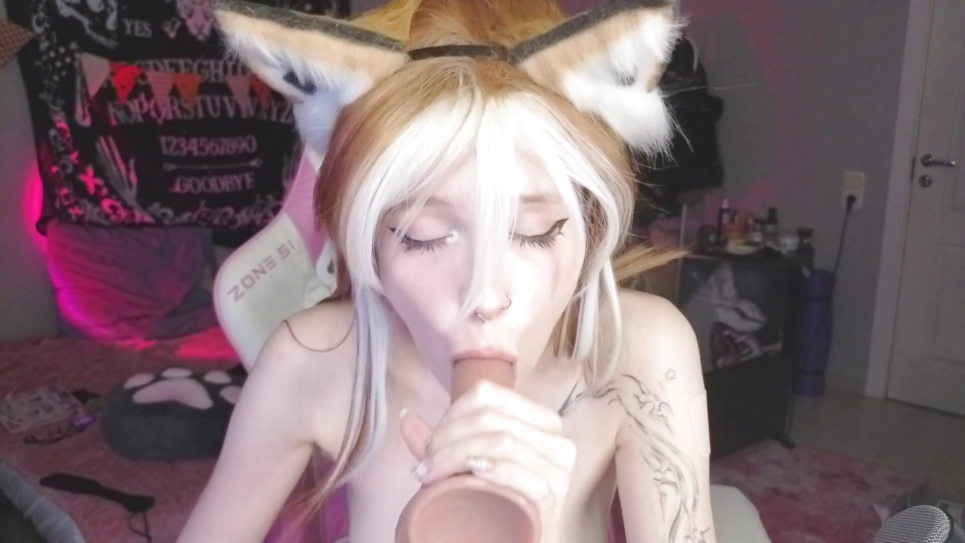 Sloppy bj by Foxy<3 - video by Tati_Crackling