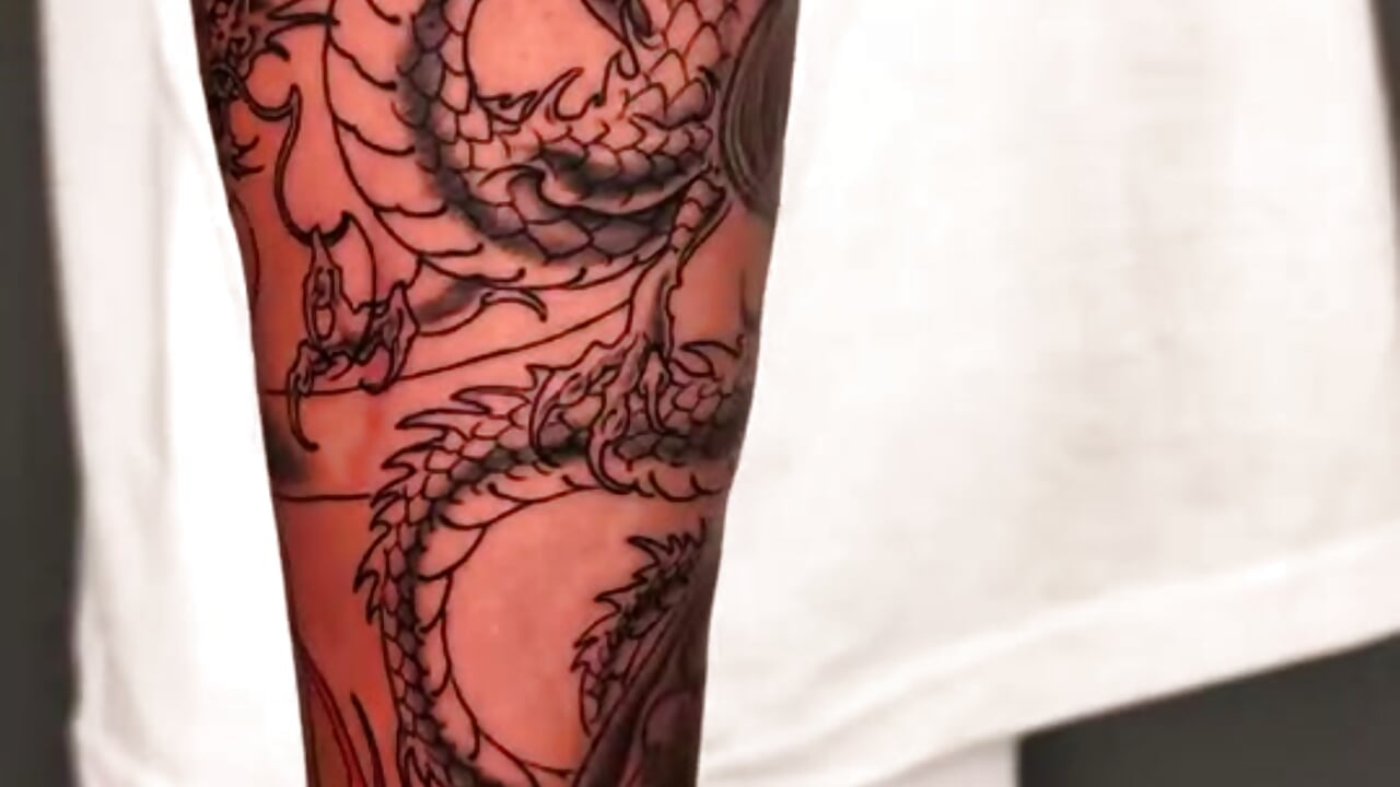 My Avatar tattoo fresh - video by BBCKingDon4empire cam model