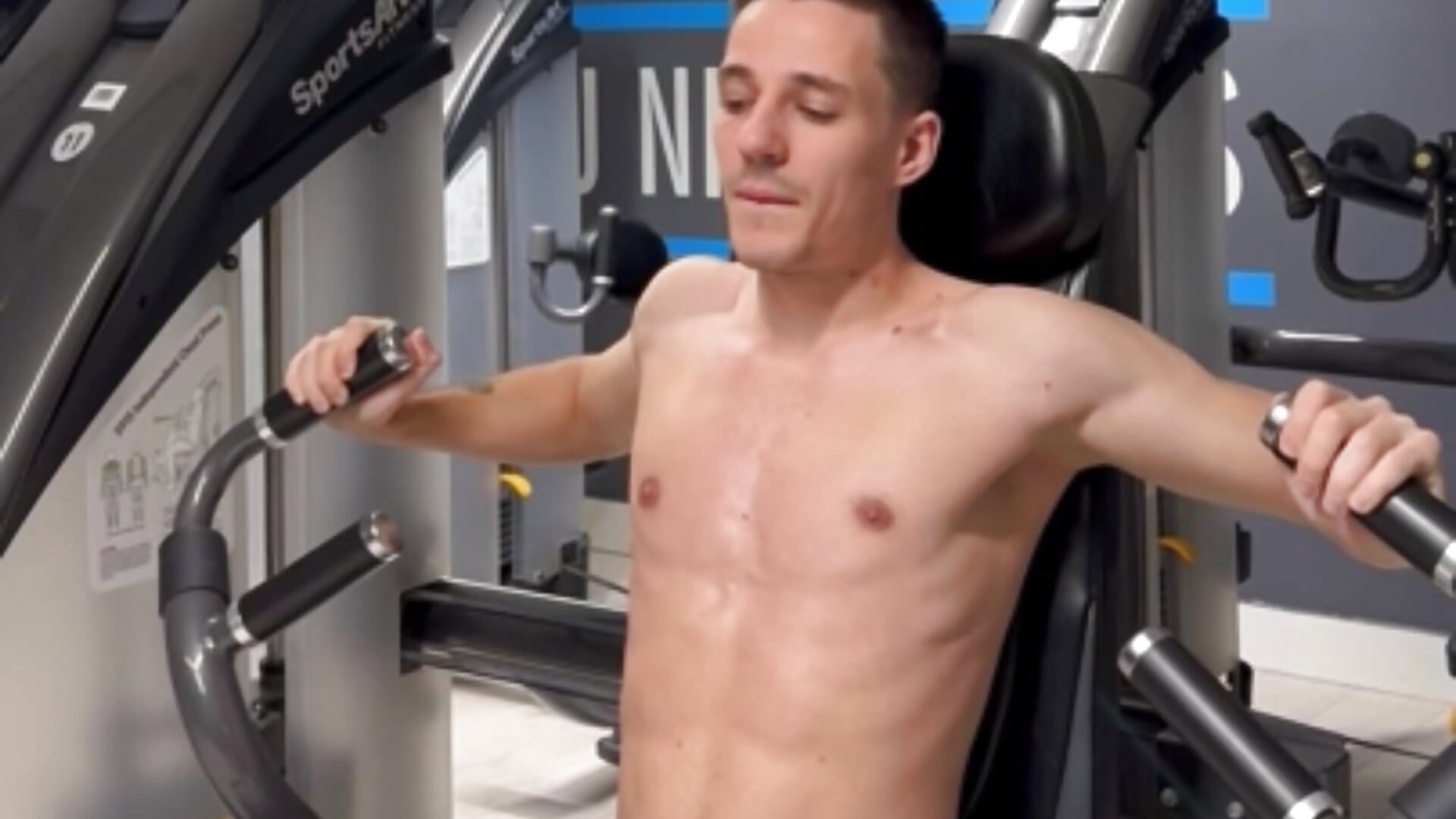 Gym 🏋️ – video modela na kameri PolishBoyfriend
