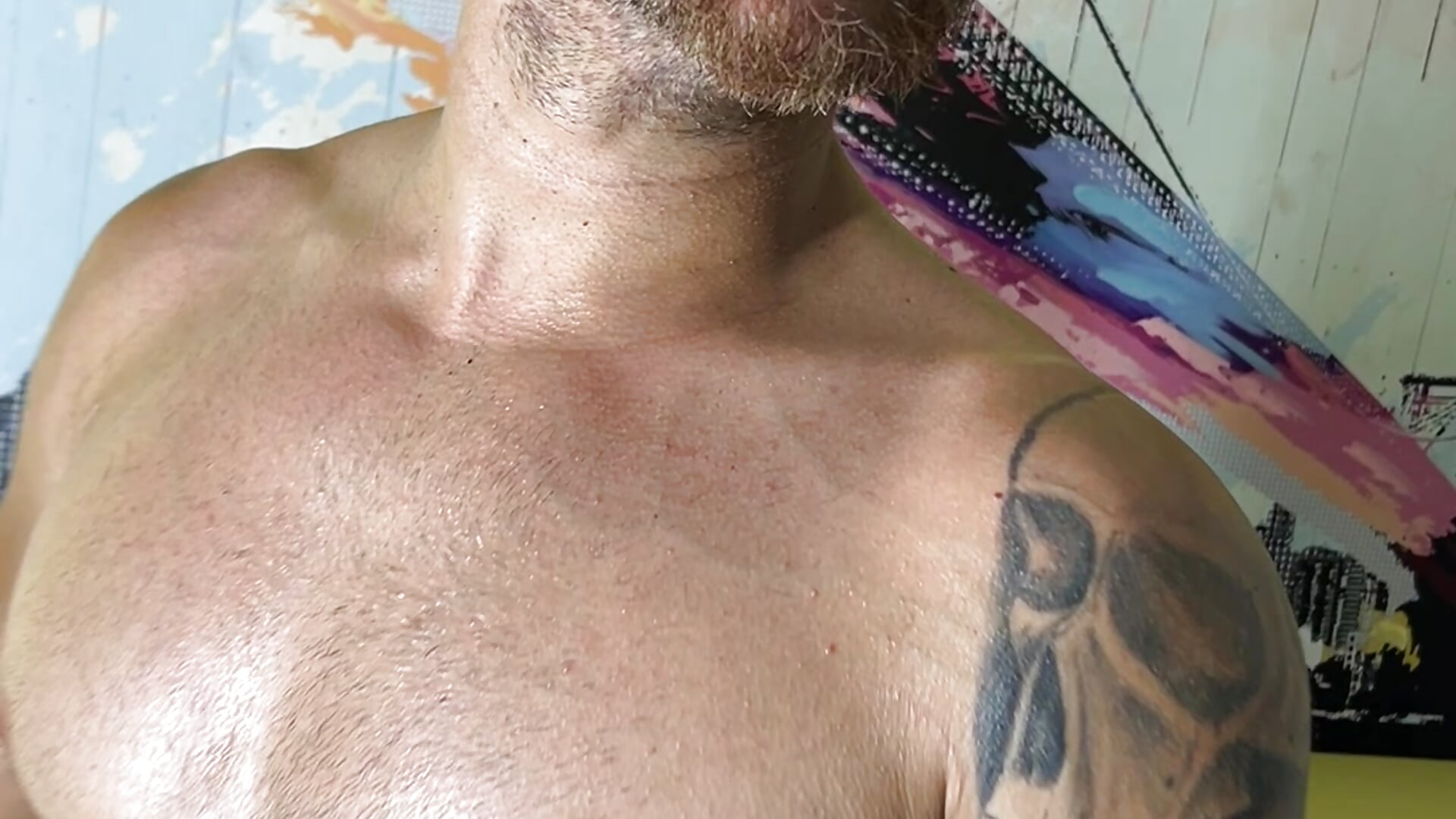 muscle tattoo body! - video by Emir_Hakan cam model