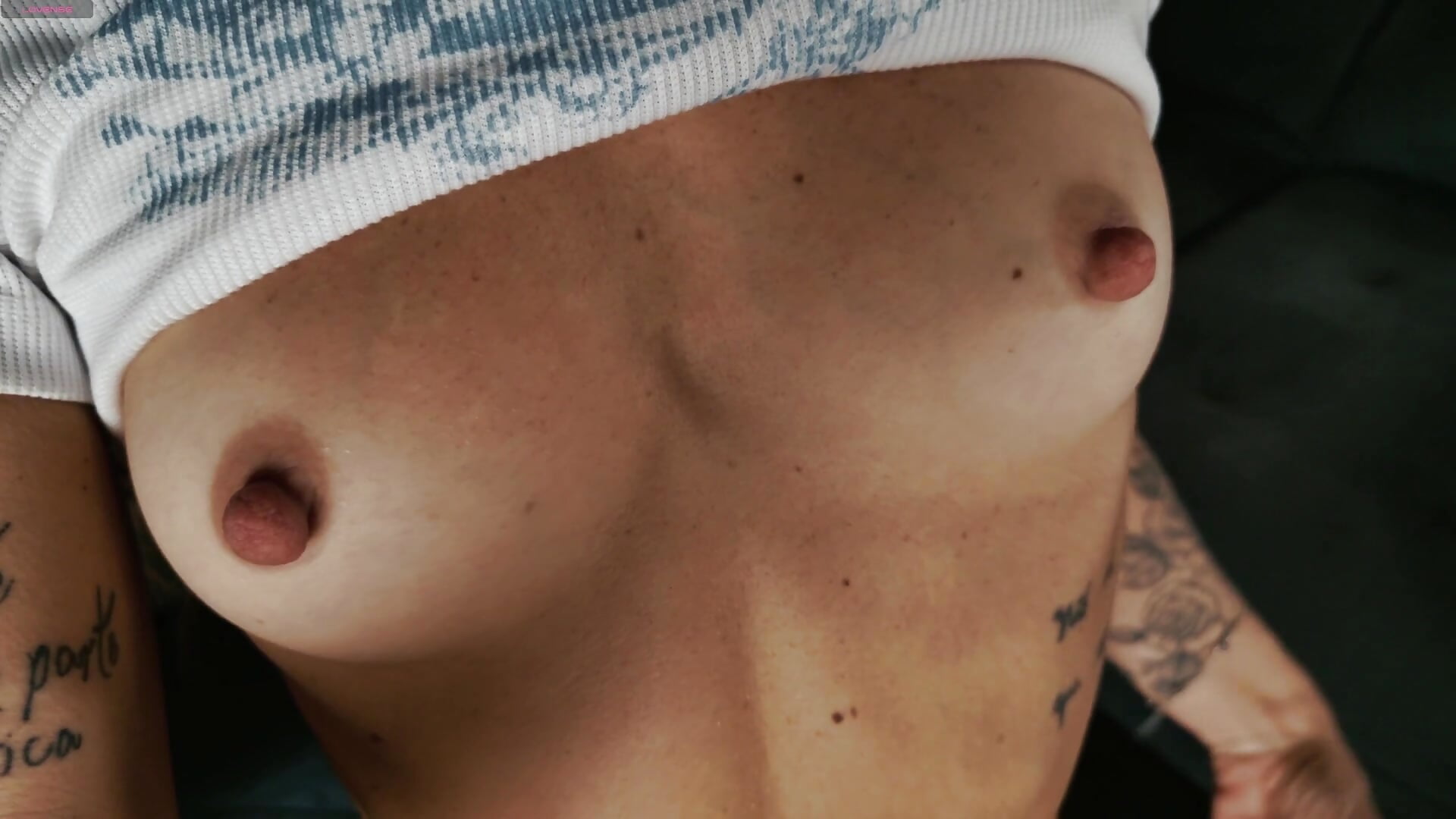 teasing tits