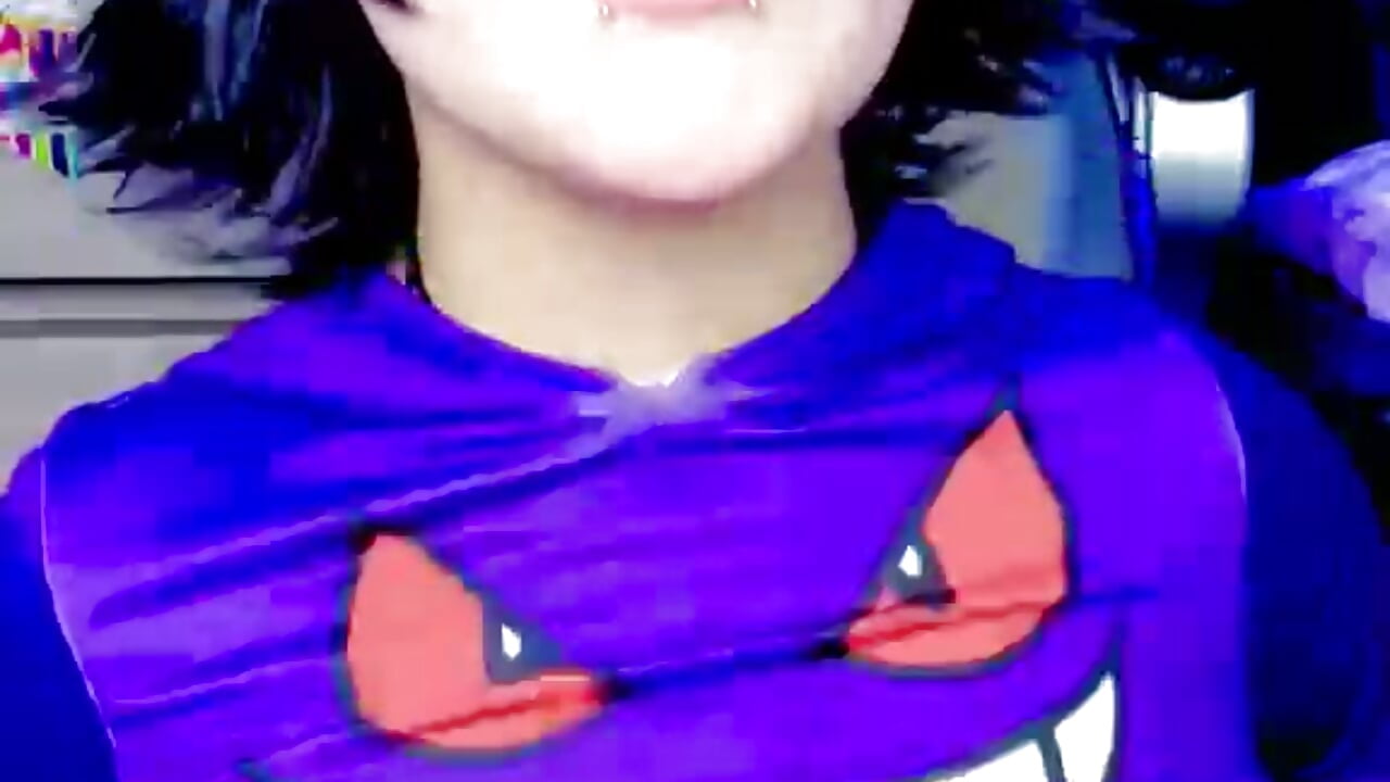 💦 AHEGAO FACE, TONGUE OUT, DROOLING ON MY TITS — GENGAR COSPLAY MESS 👅 - 視頻來源： yuki_01