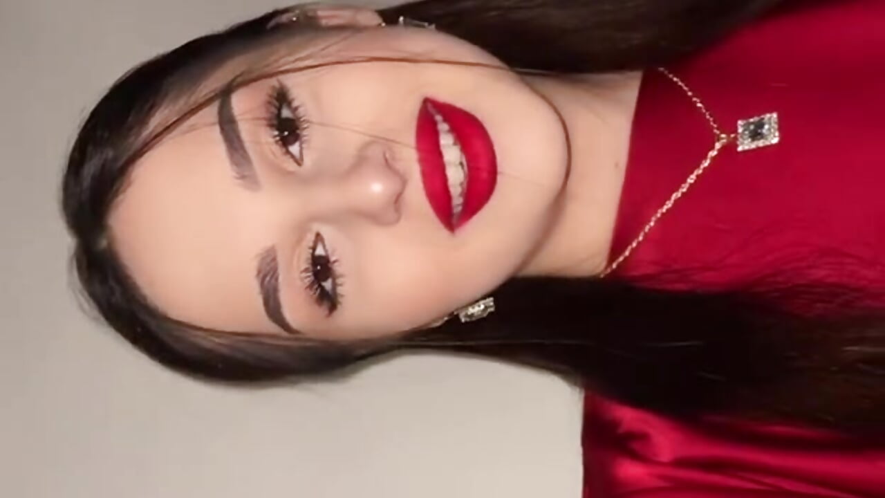 Red style today😁 - video by Leylanda cam model