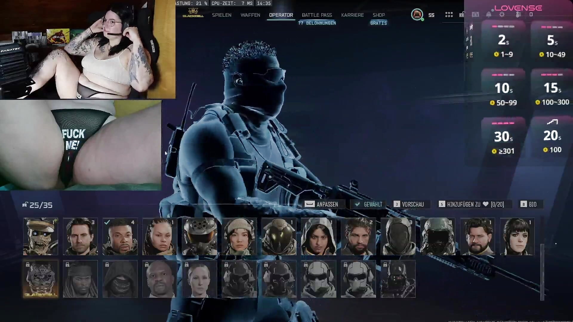 Black Ops 7 Zombie – video af Wallentinafreak cam-model