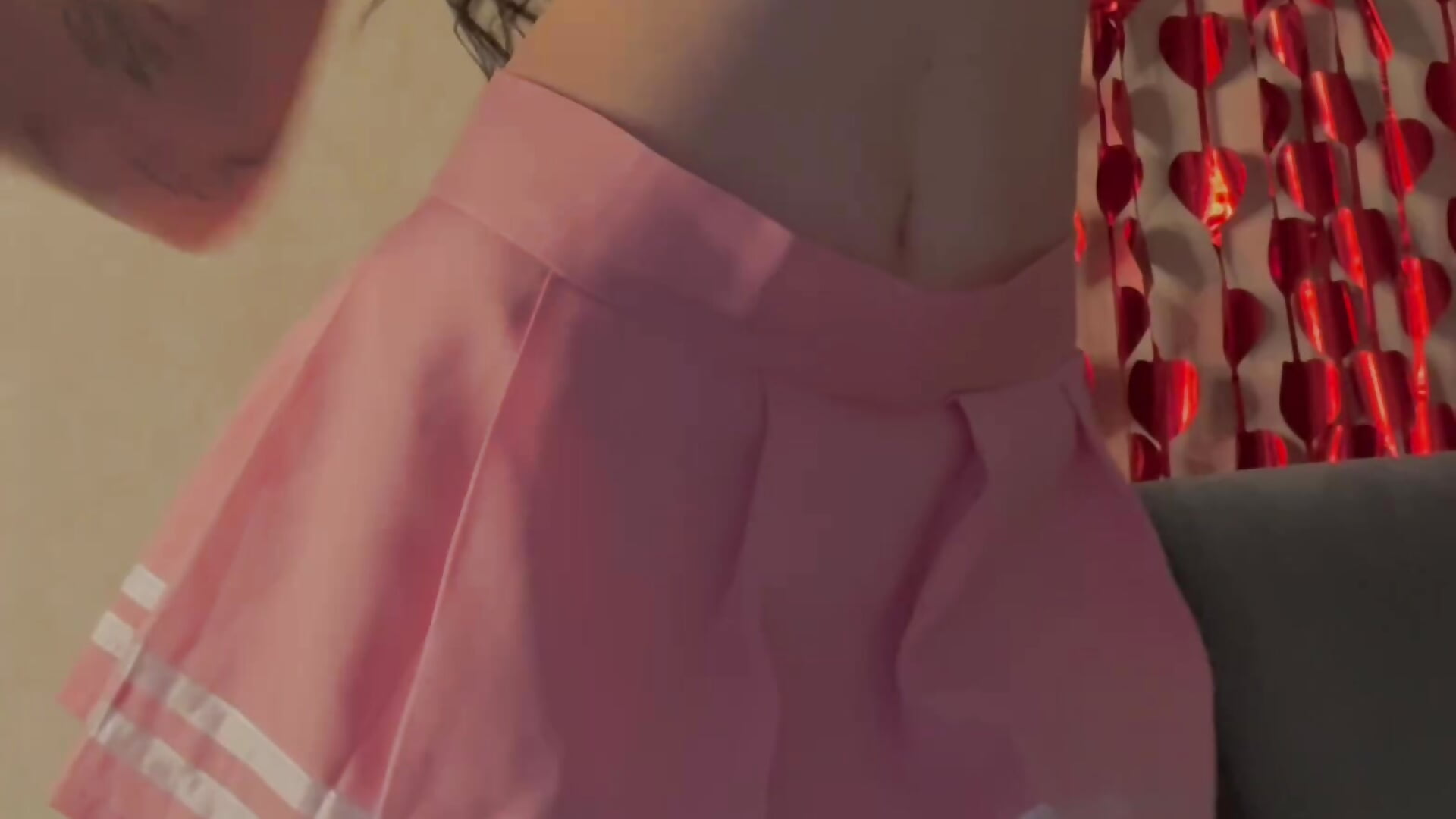 Skirt tease - video by Lunnele cam model